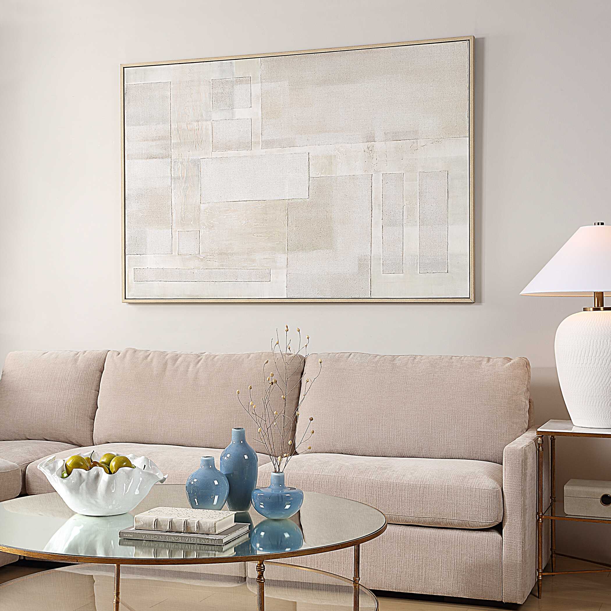 Uttermost Erase Canvas Abstract Art