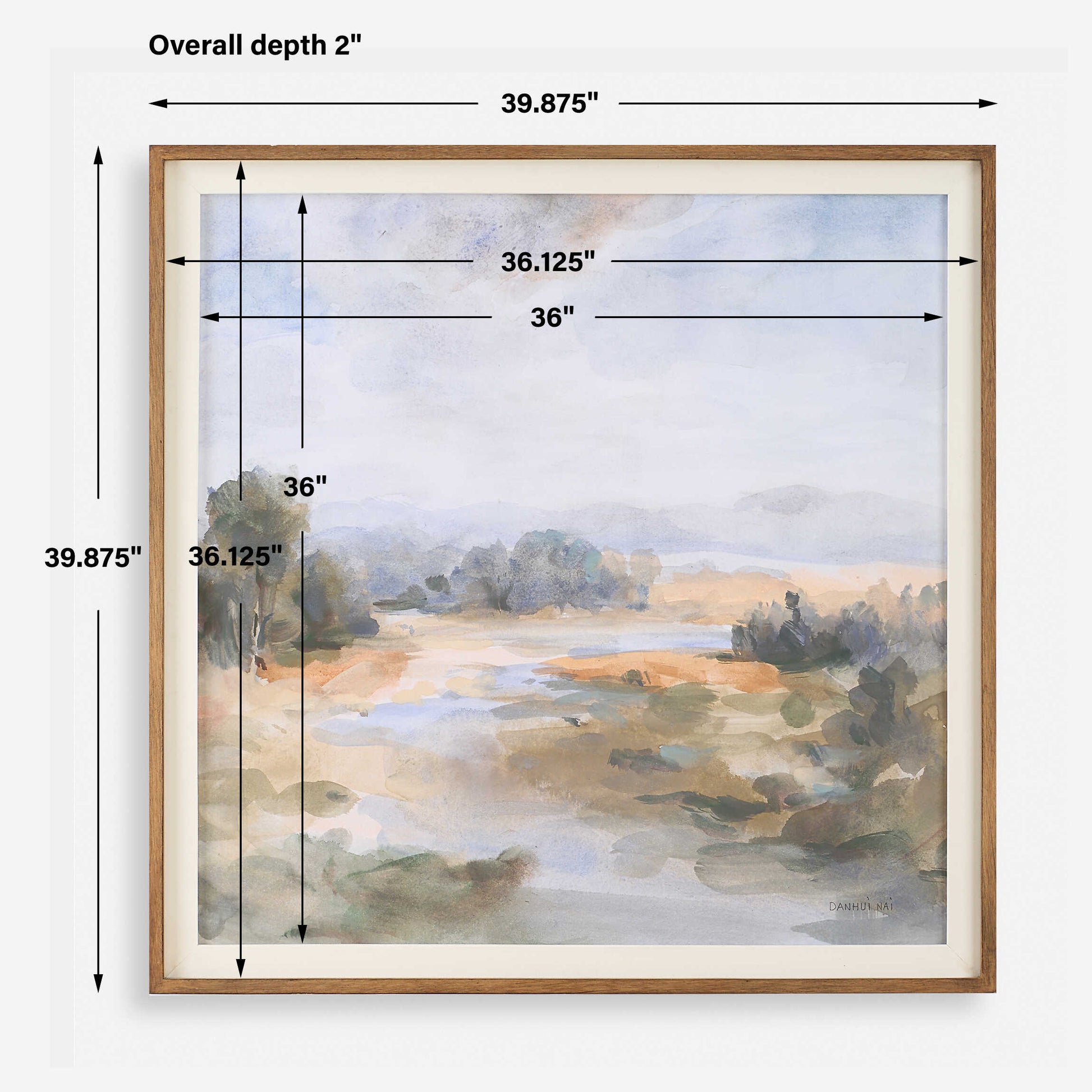 Uttermost River Afternoon Landscape Print