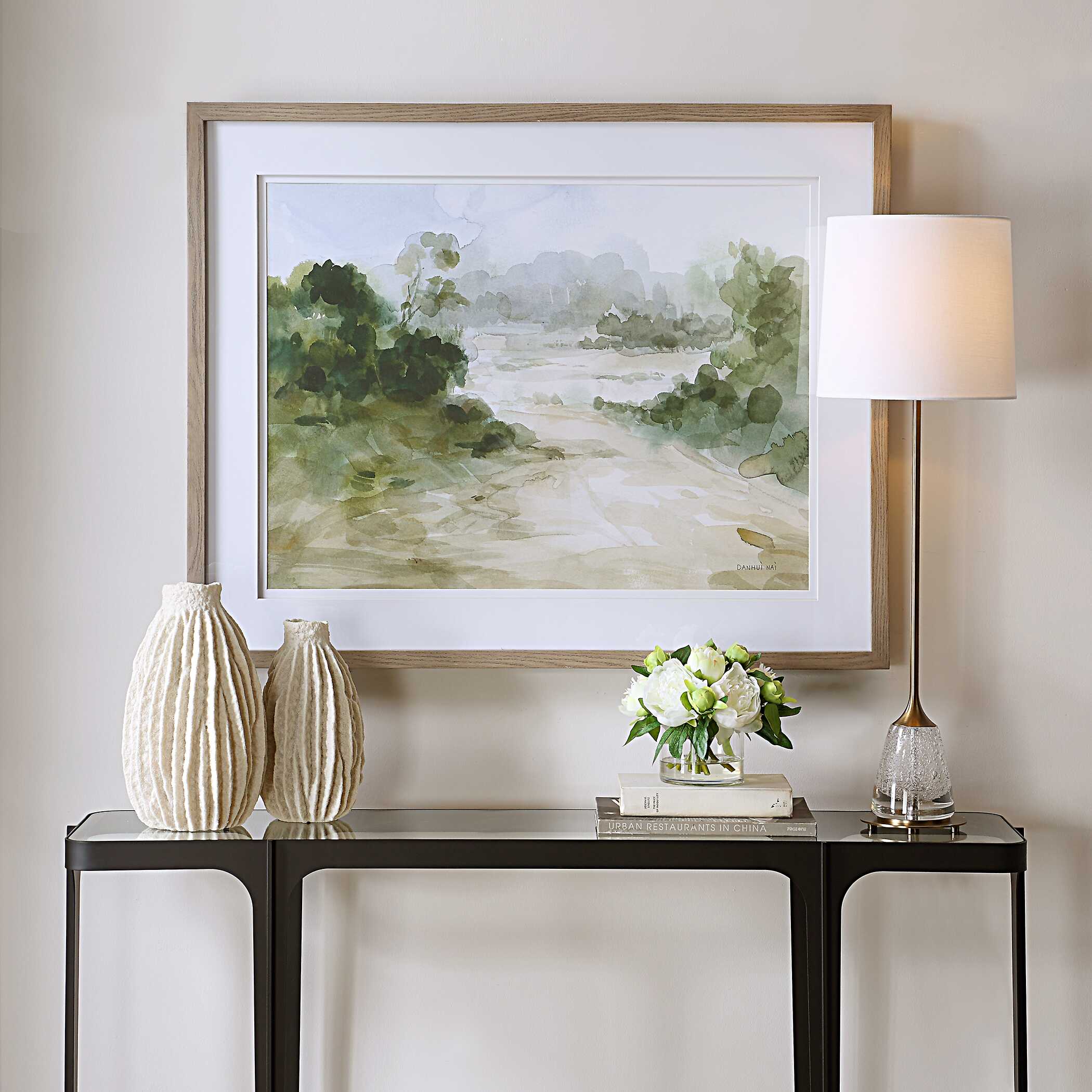 Uttermost Verdant Watercolor Landscape Print