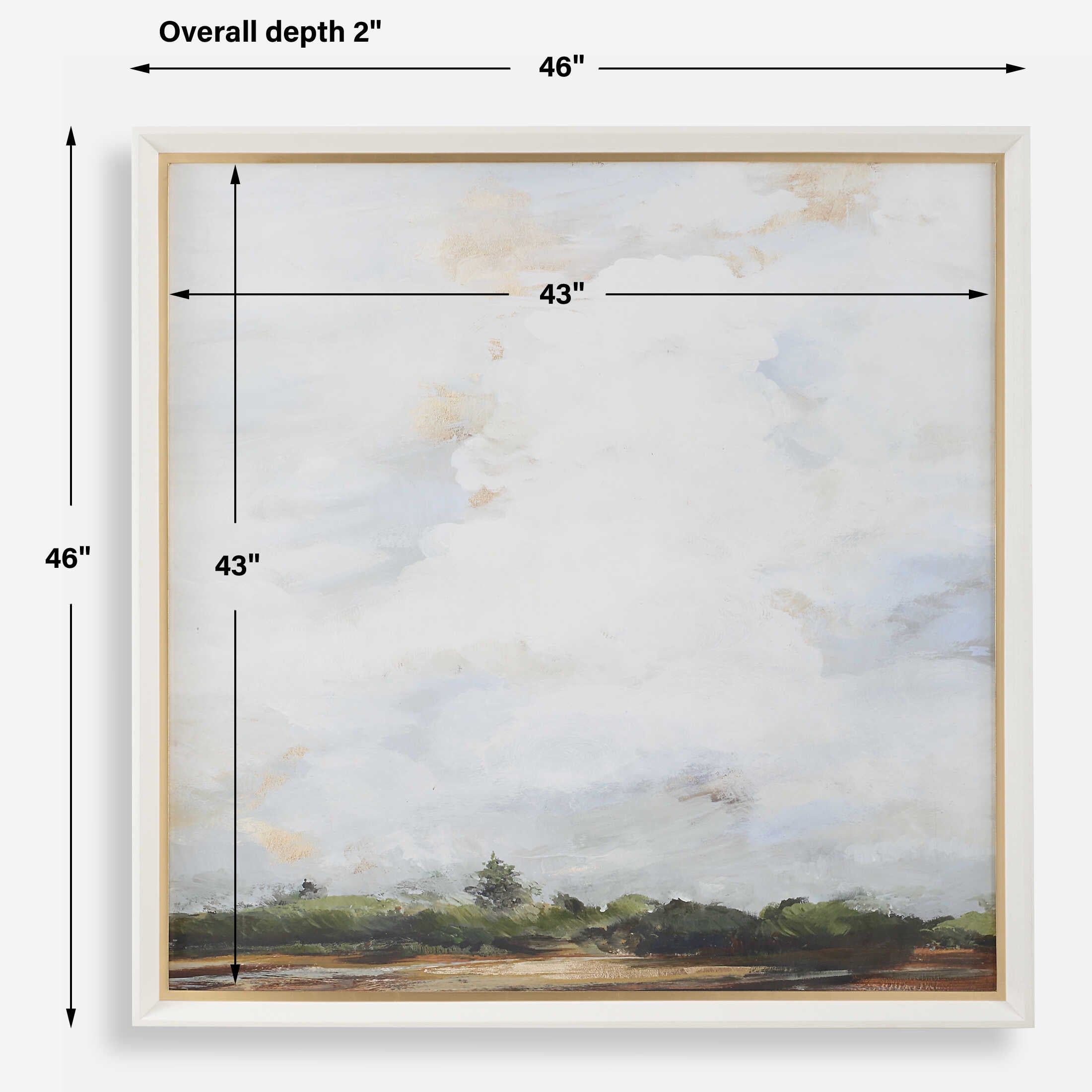 Uttermost Whispering Cloudscapes Landscape Print