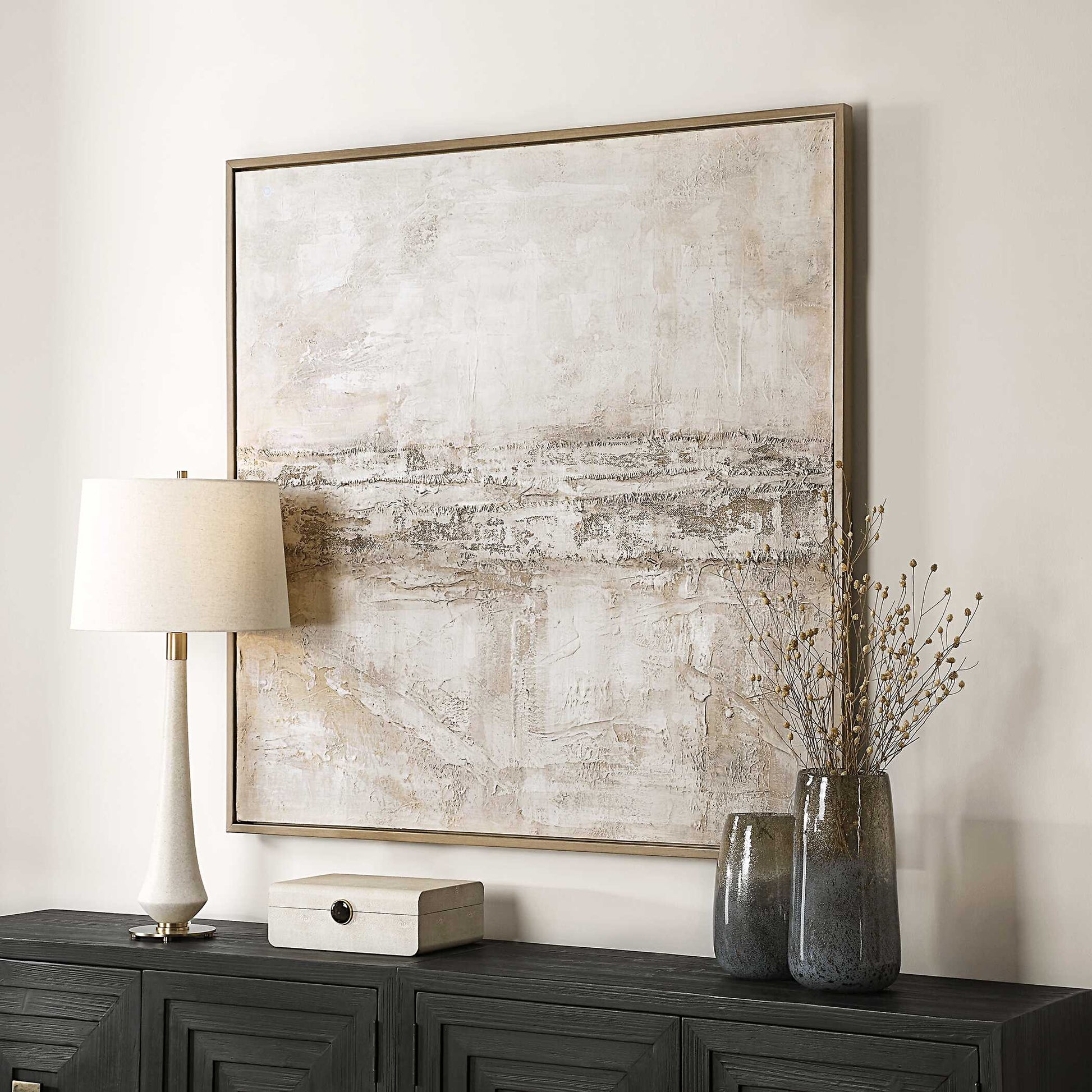 Uttermost Desert Oasis Abstract Canvas Art