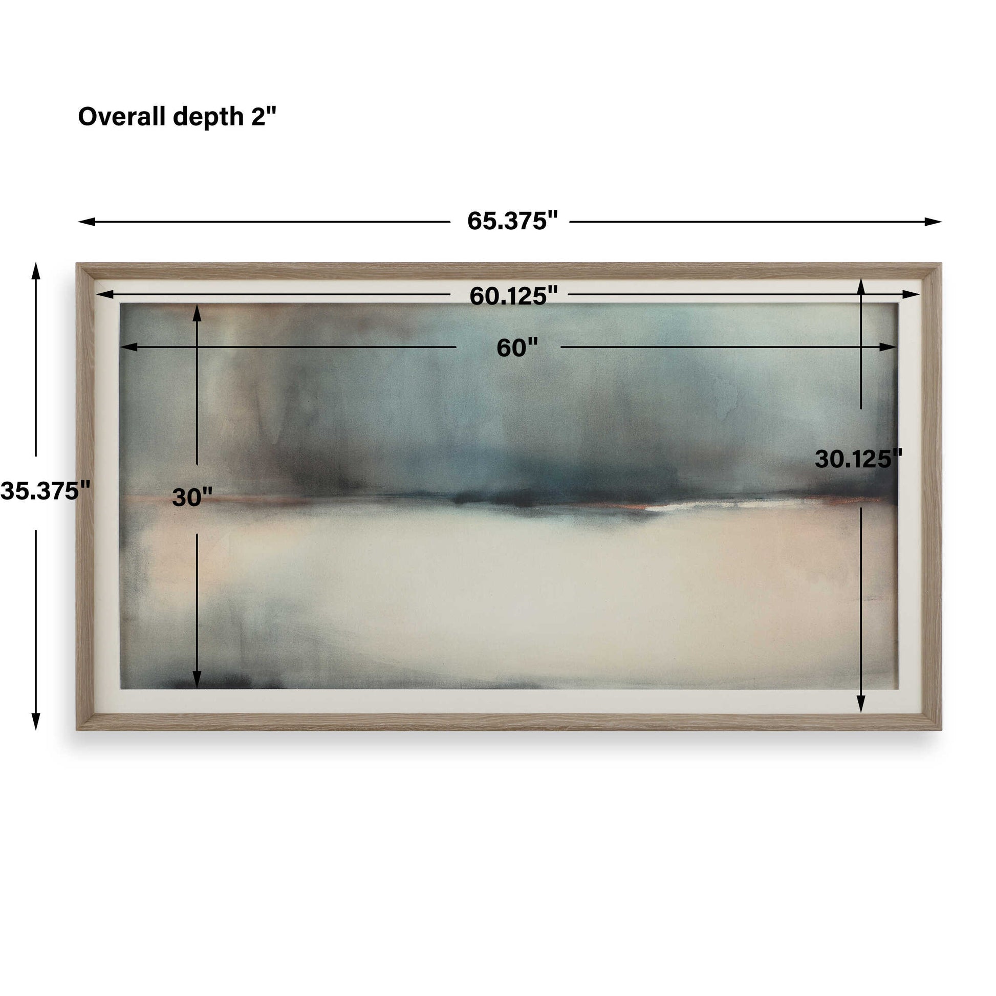 Uttermost Deep Rains Framed Abstract Print