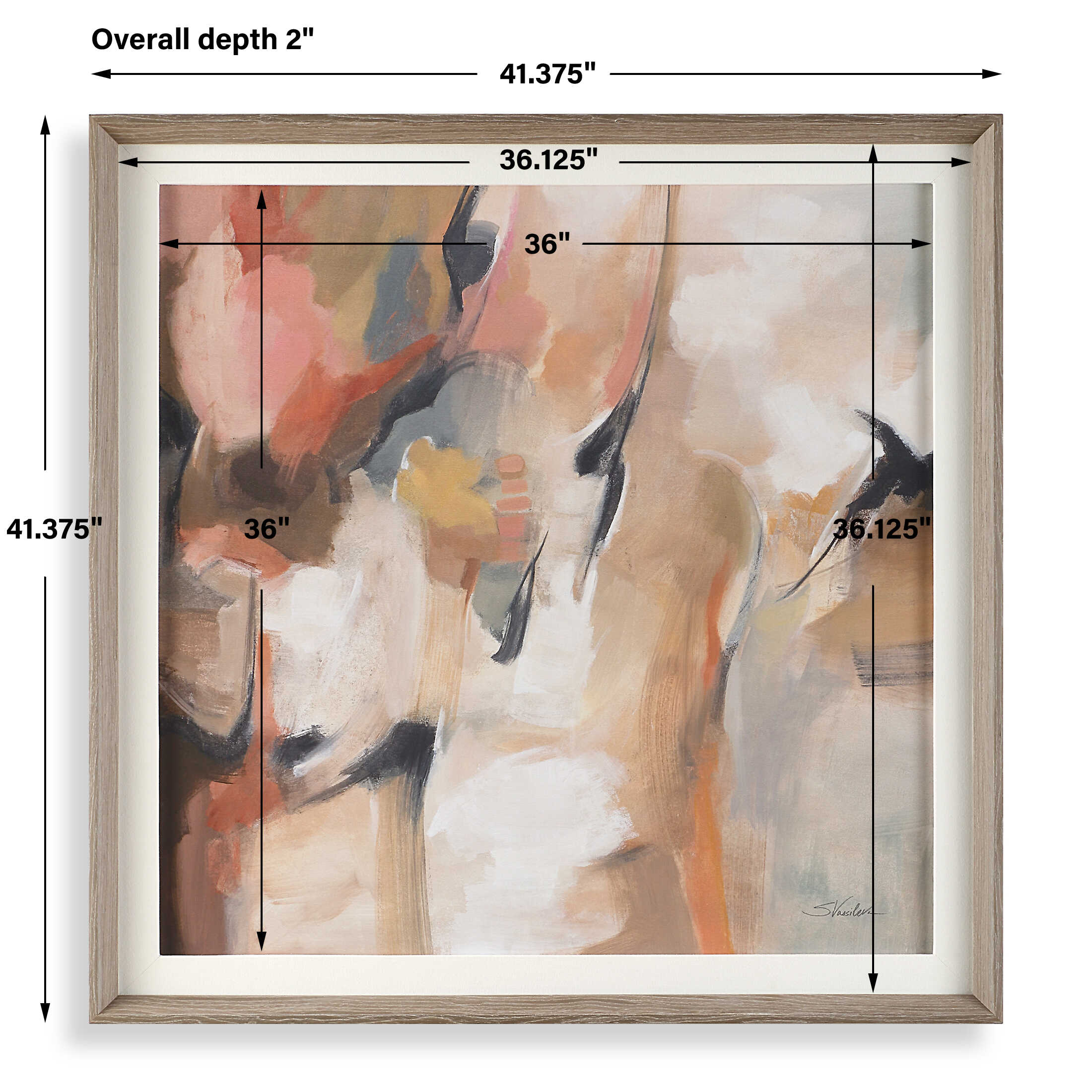 Uttermost Uphill Framed Abstract Print