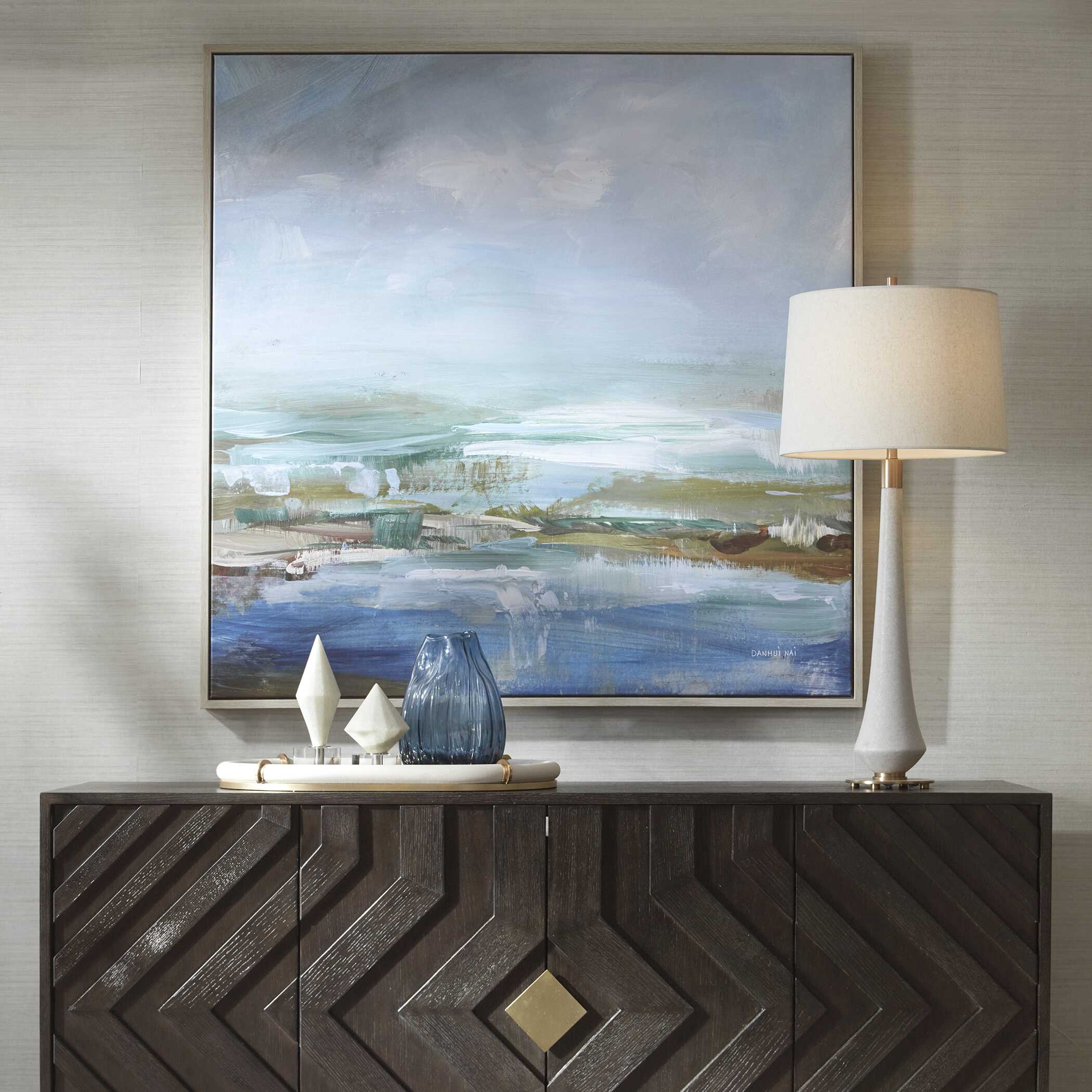 Uttermost Lush Valley Framed Canvas