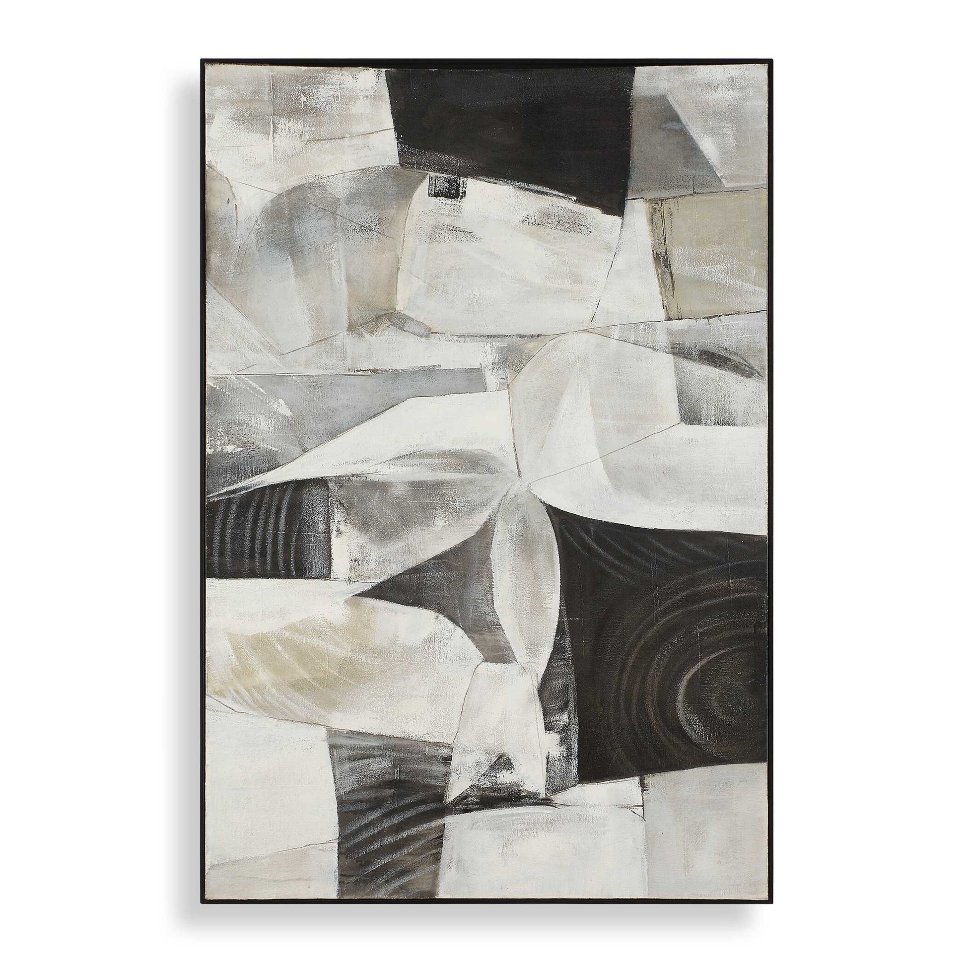 Uttermost Folding Time Framed Abstract Art
