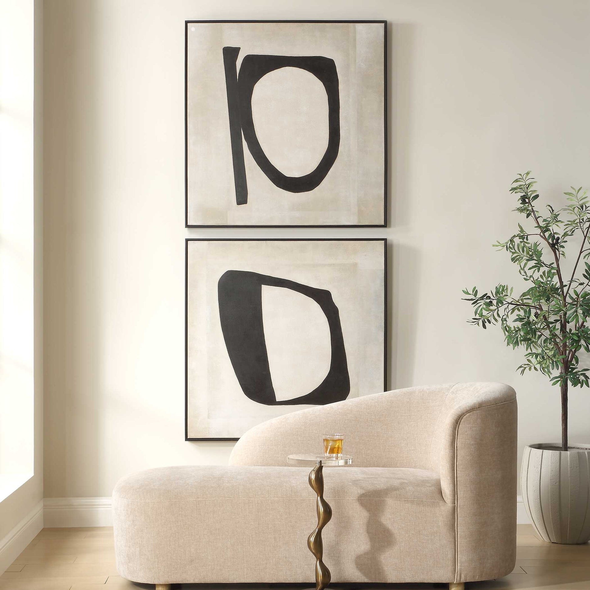 Uttermost Characters Abstract Art Set/2