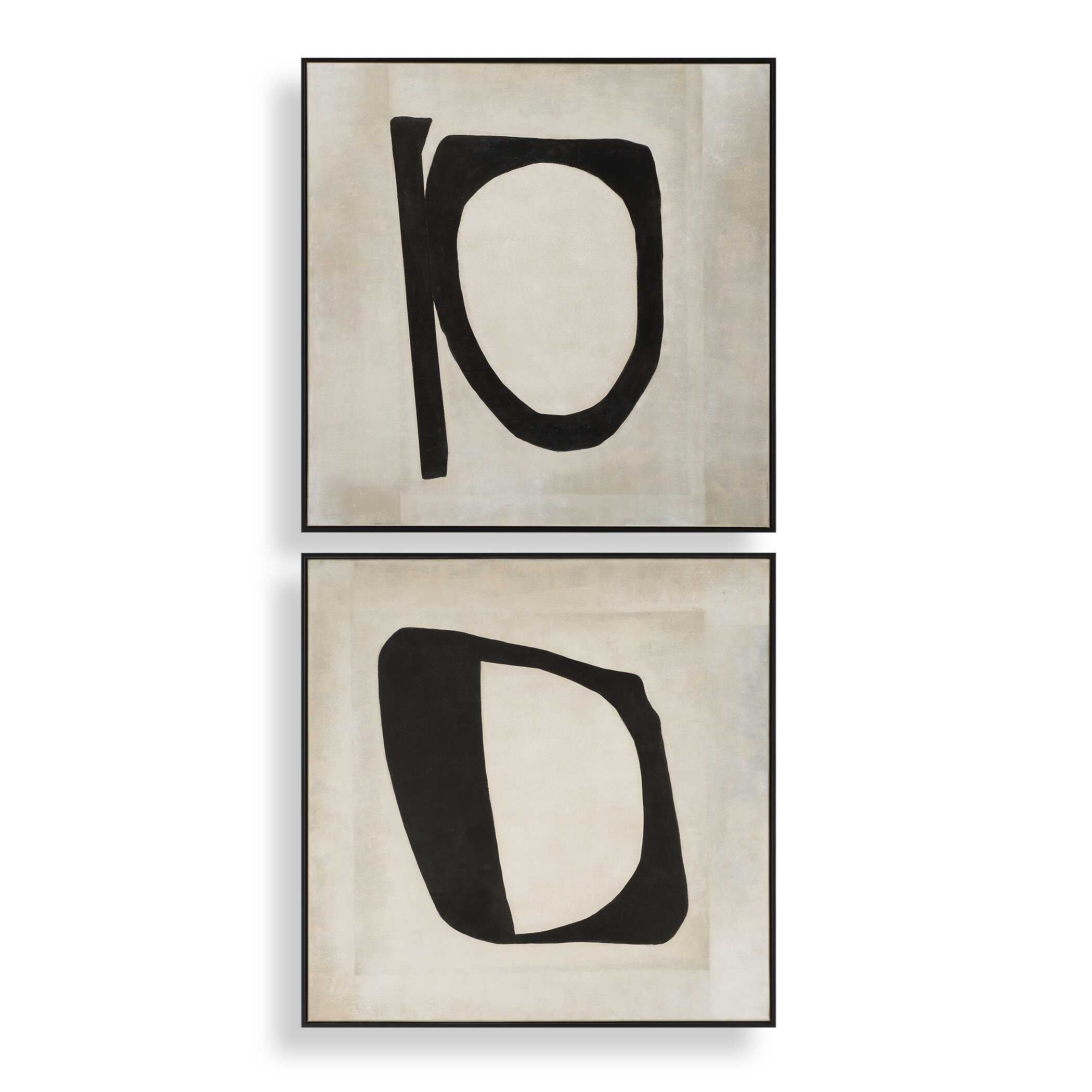 Uttermost Characters Abstract Art Set/2