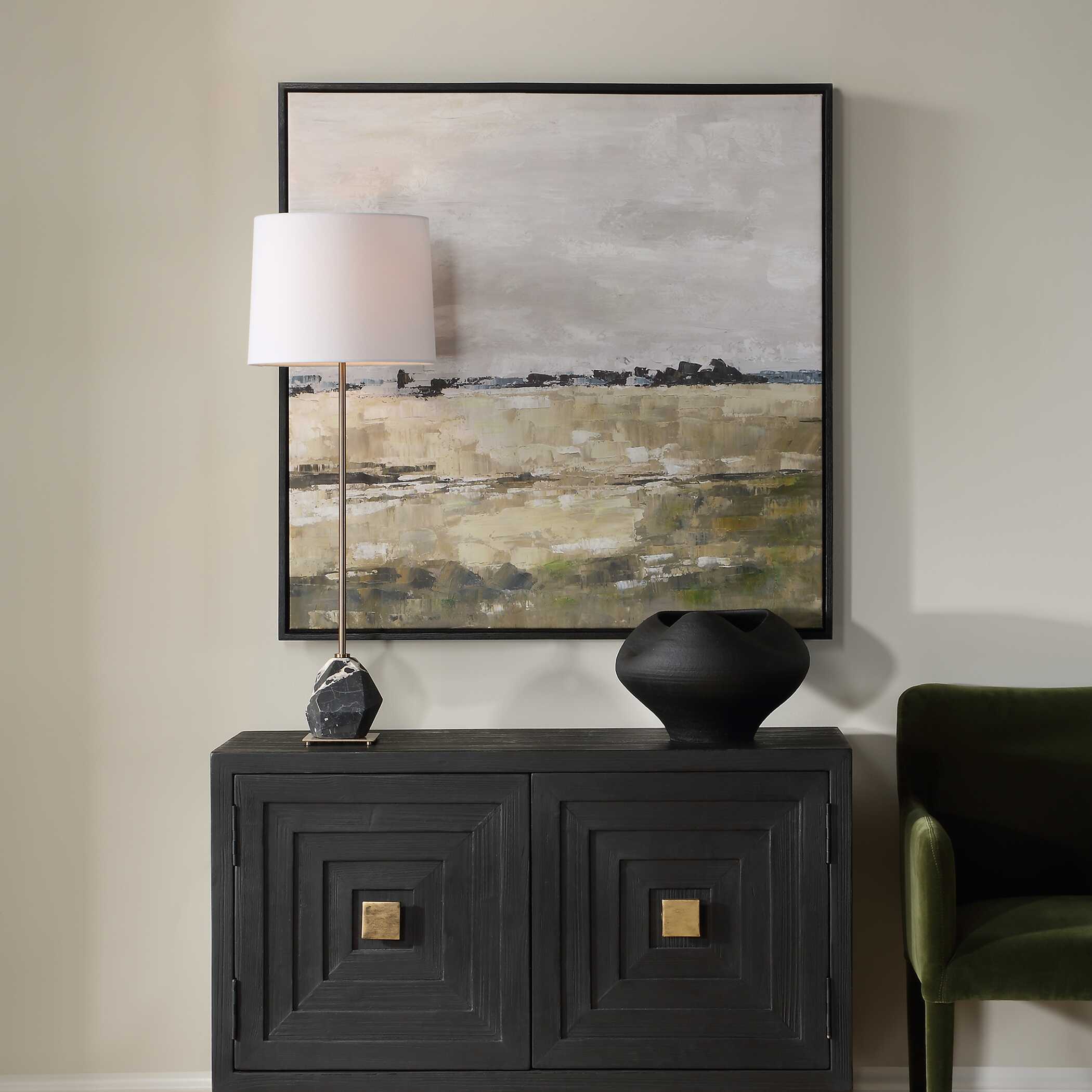 Uttermost Fragment Hand Painted Landscape Art