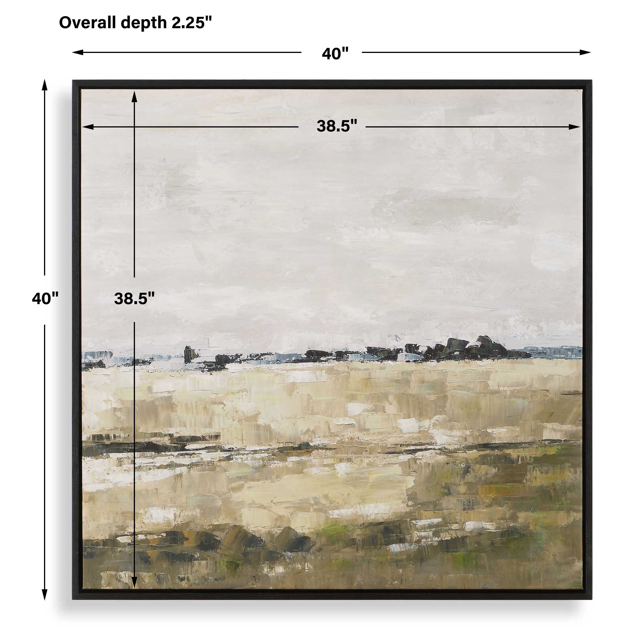Uttermost Fragment Hand Painted Landscape Art