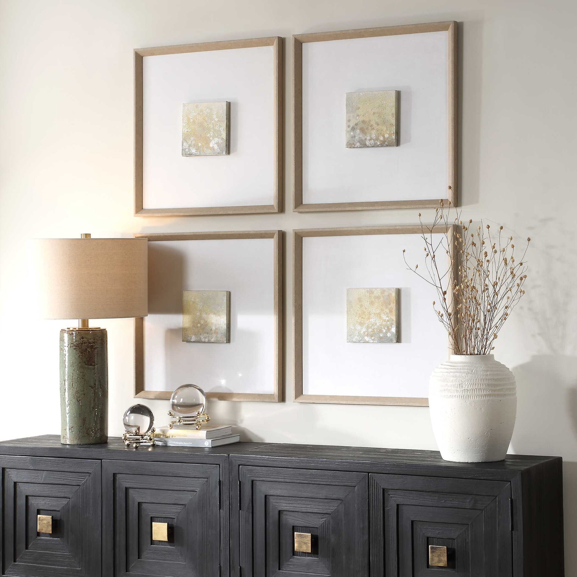 Uttermost Now & Then Abstract Art Set/4