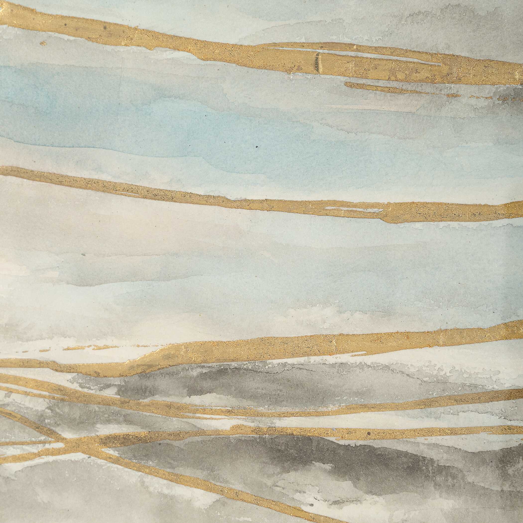 Uttermost So Golden Abstract Landscape Prints Set/2