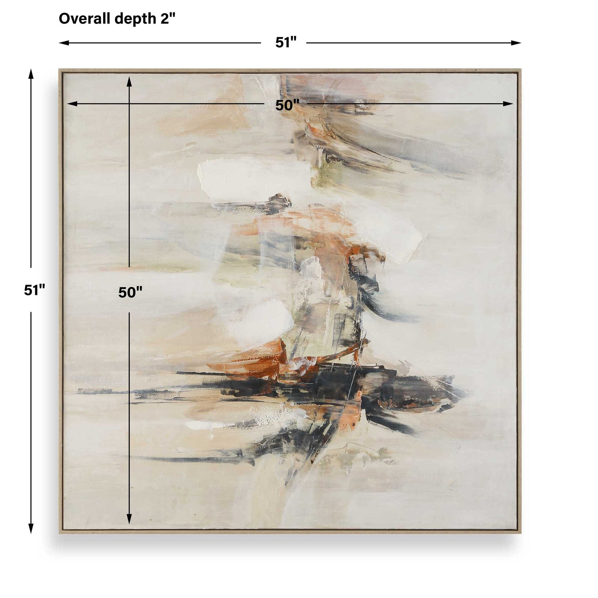 Uttermost Outburst Hand Painted Modern Art