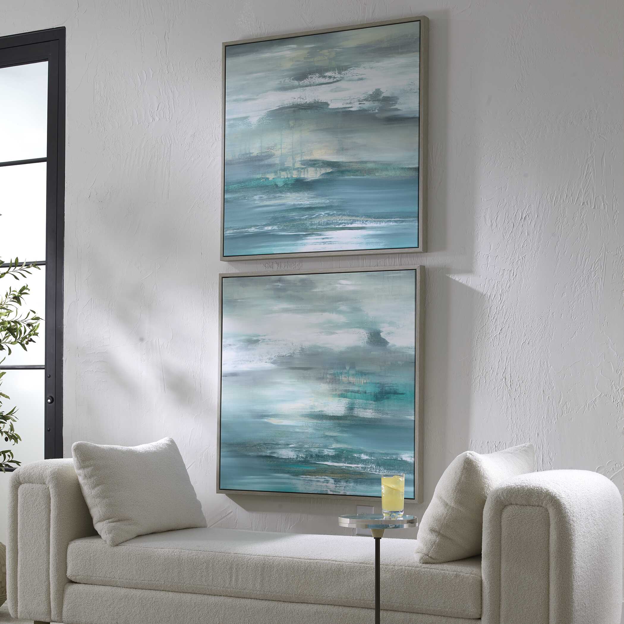 Uttermost Tranquil State Of Mind Framed Canvases, S/2