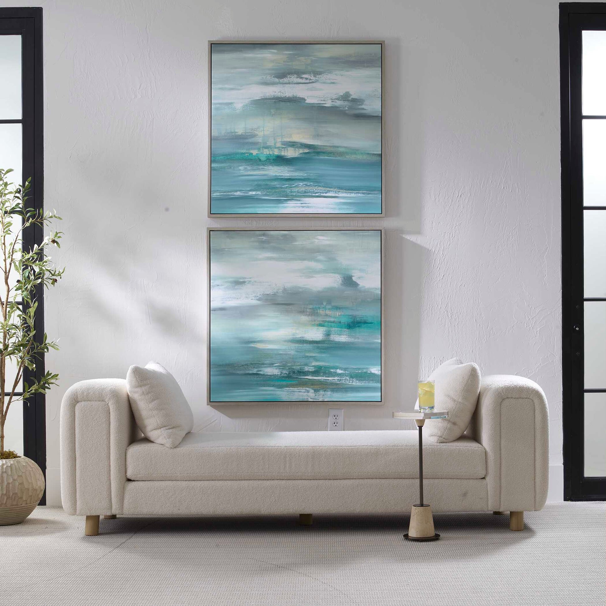 Uttermost Tranquil State Of Mind Framed Canvases, S/2
