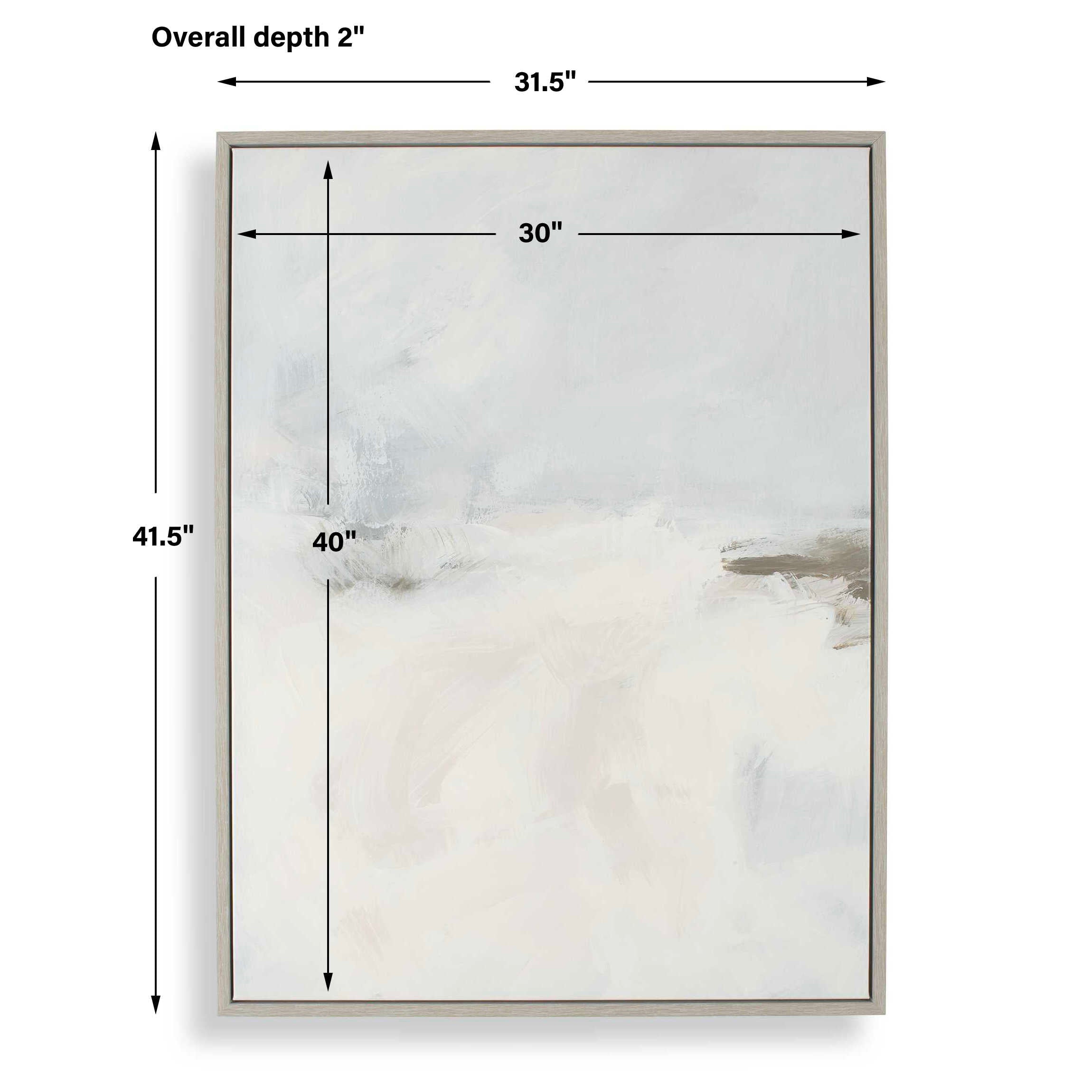 Uttermost Simple Serenity Framed Abstract Art