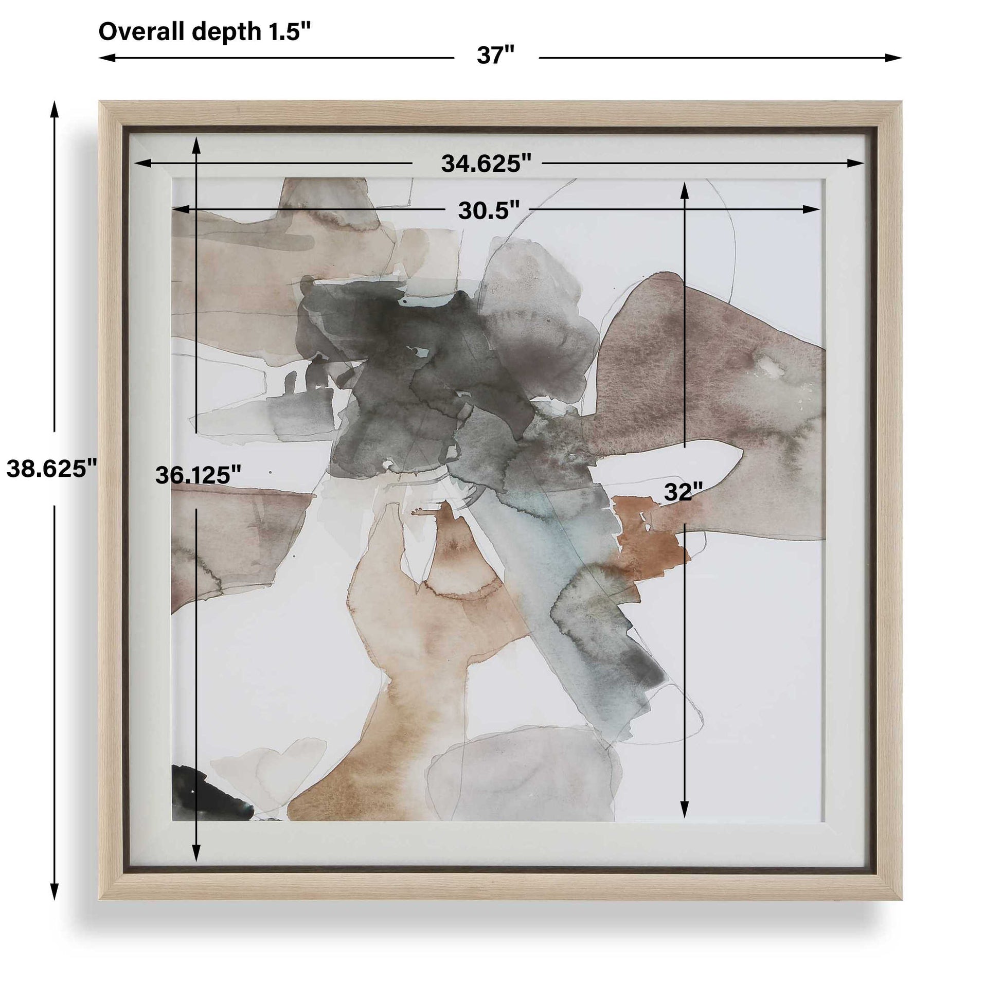 Uttermost Cohesion Framed Abstract Print