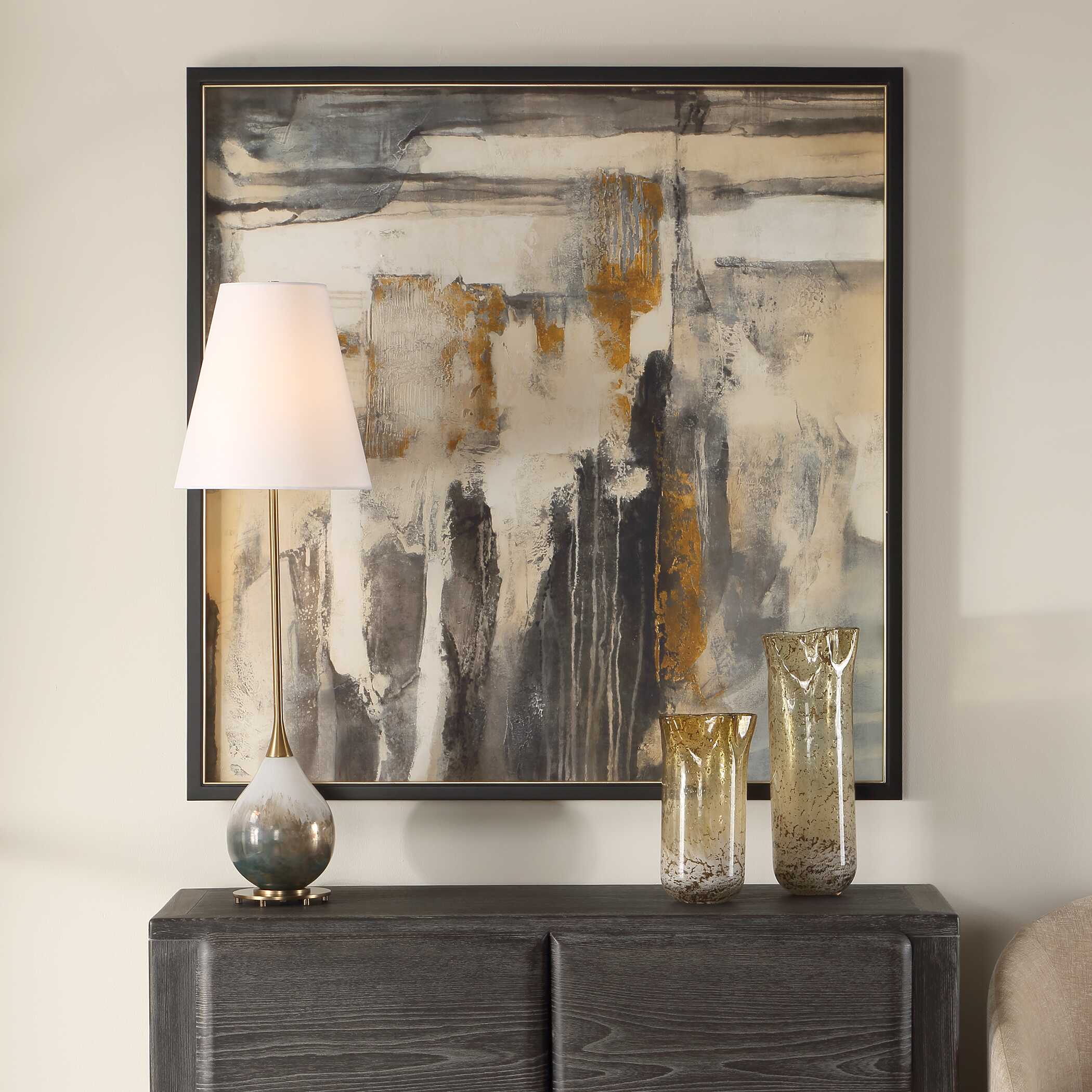 Uttermost Landslide Framed Abstract Print