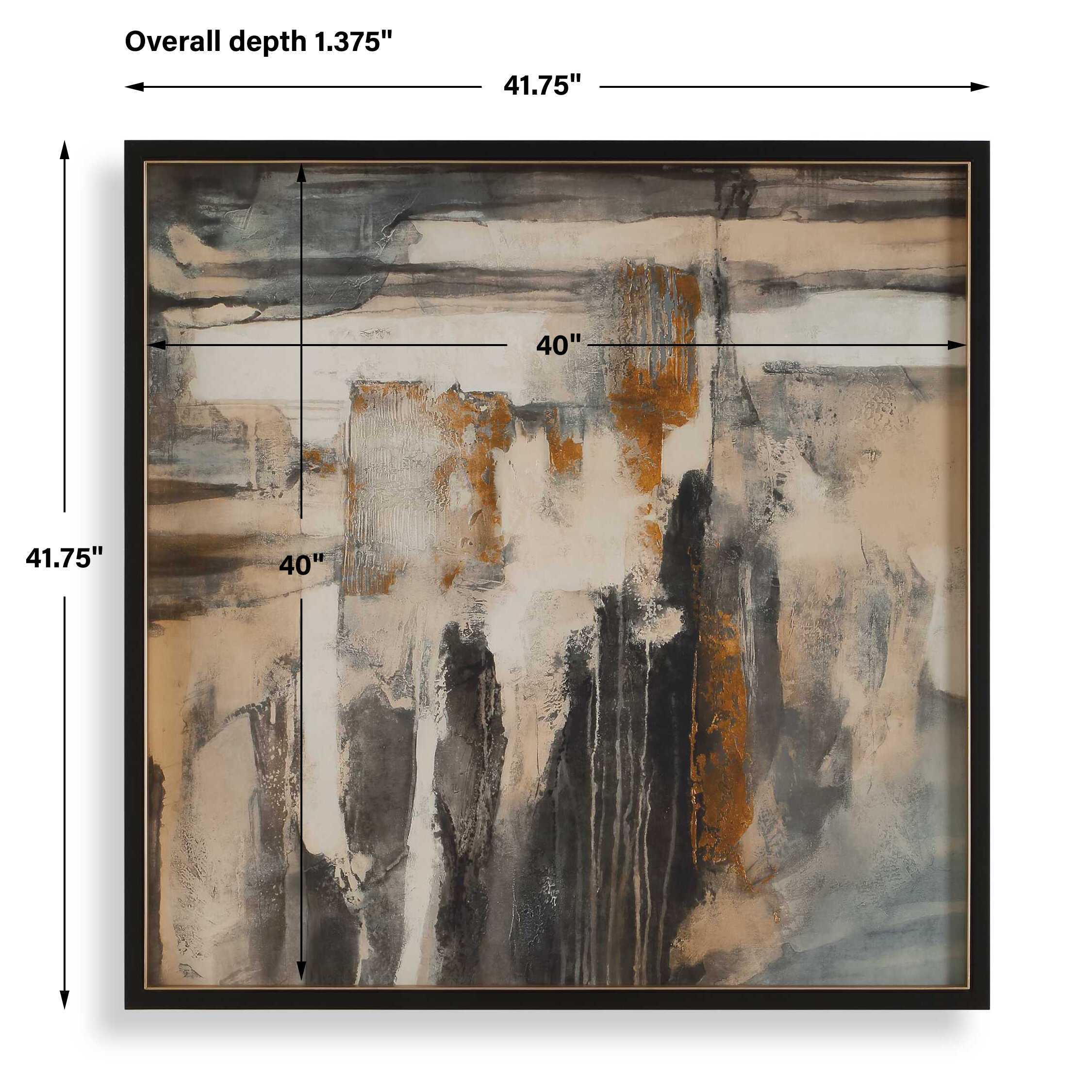 Uttermost Landslide Framed Abstract Print