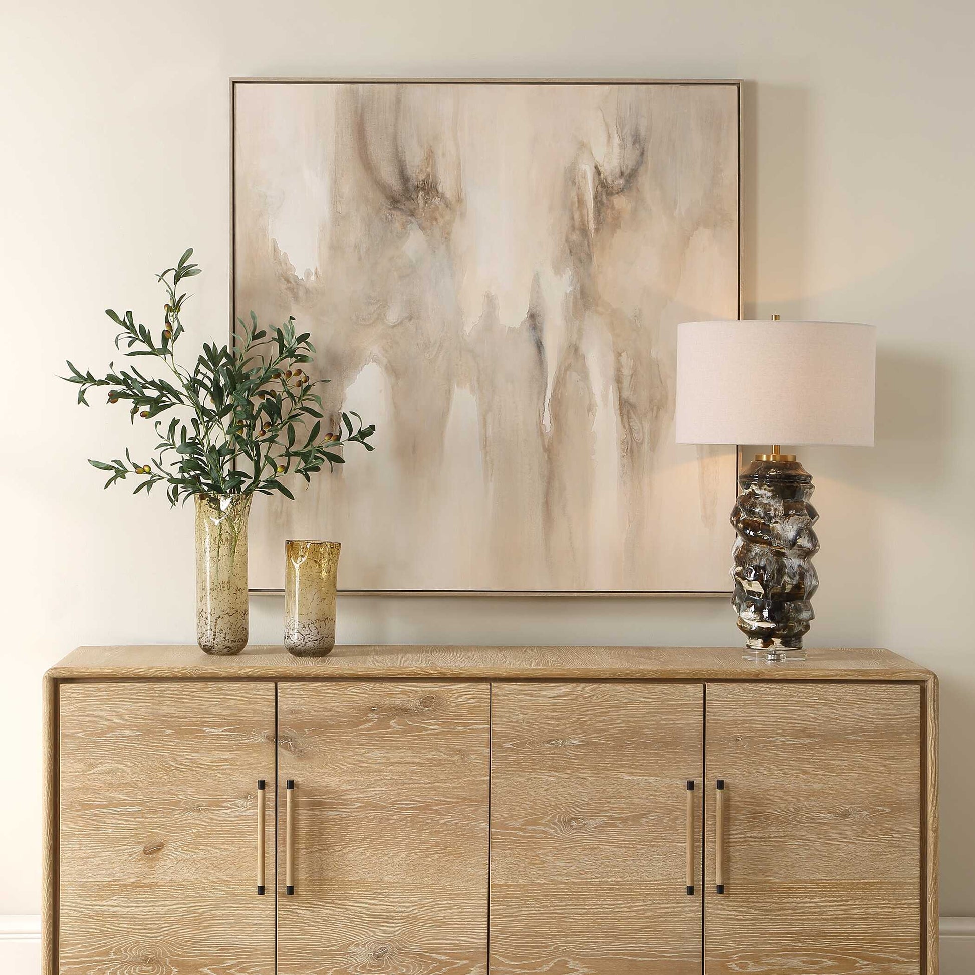 Uttermost Embark Hand Painted Abstract Canvas