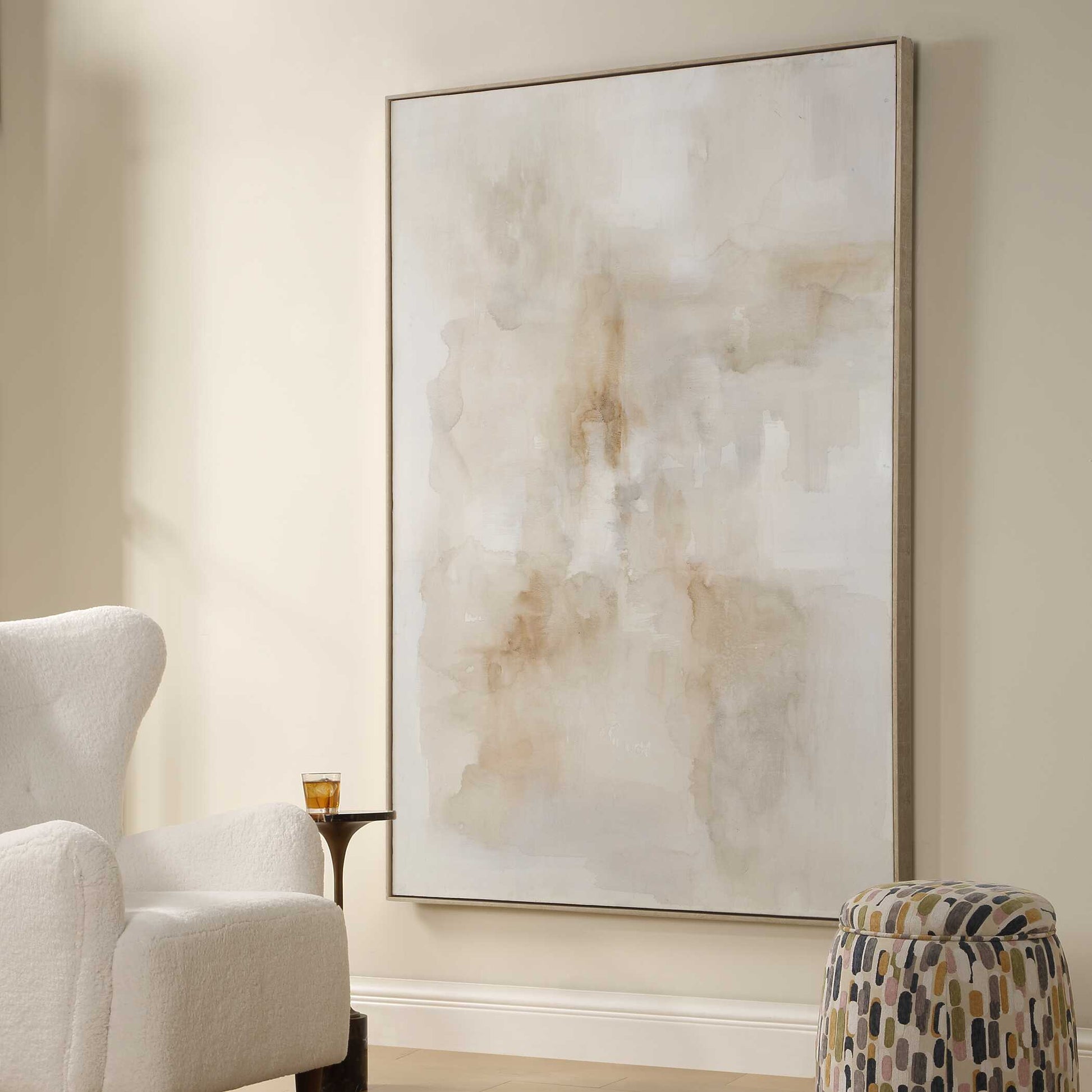 Uttermost Remedy Hand Painted Modern Canvas