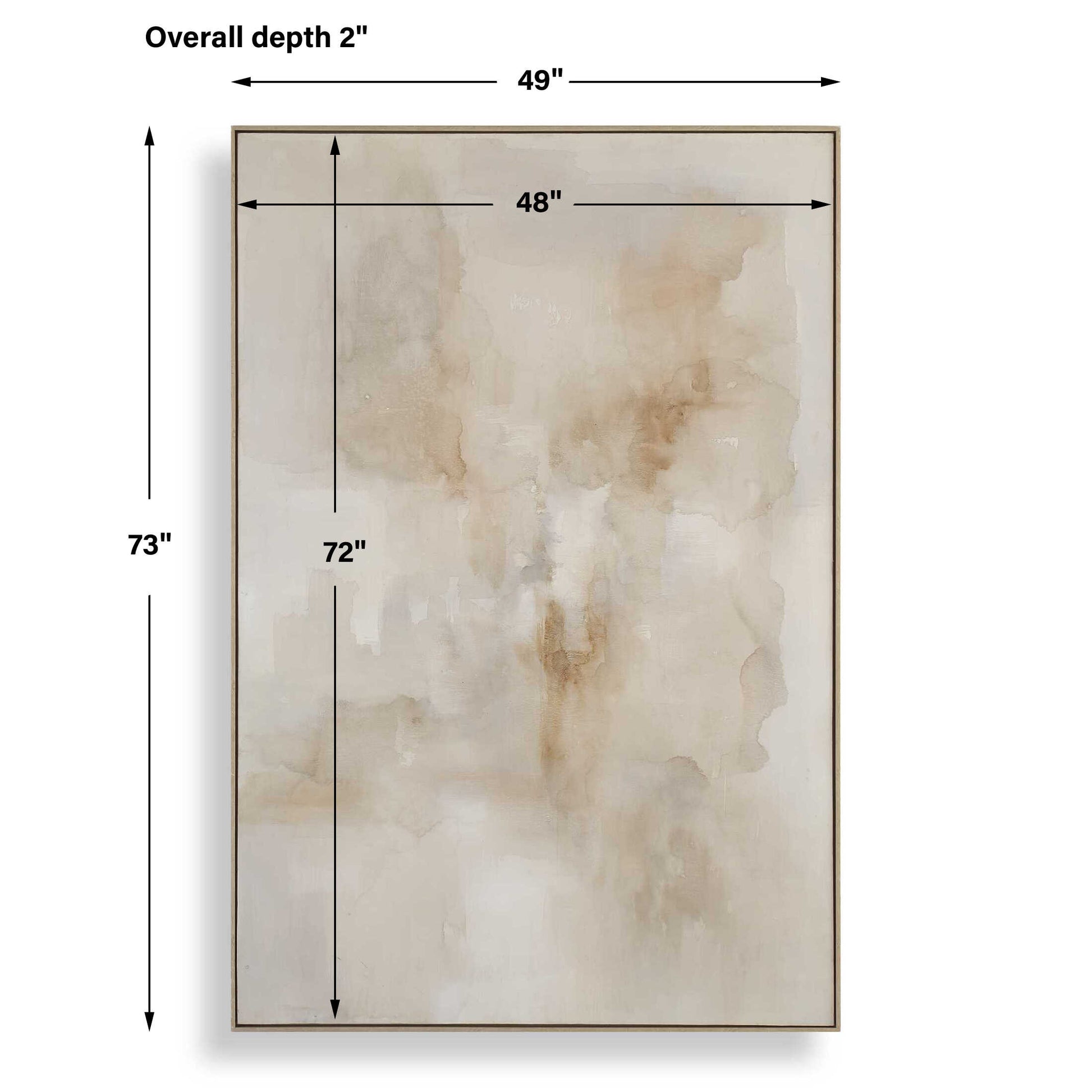 Uttermost Remedy Hand Painted Modern Canvas