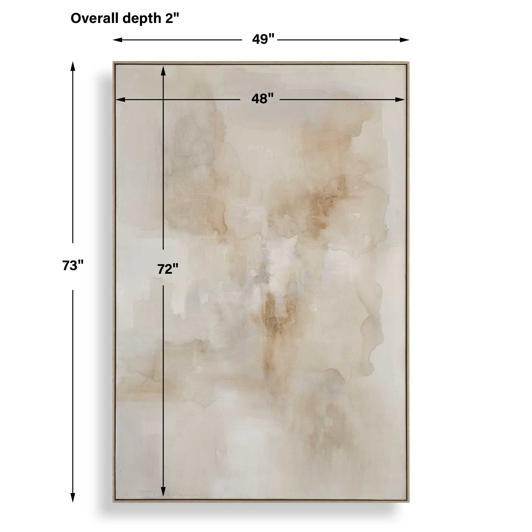 Uttermost Remedy Hand Painted Modern Canvas