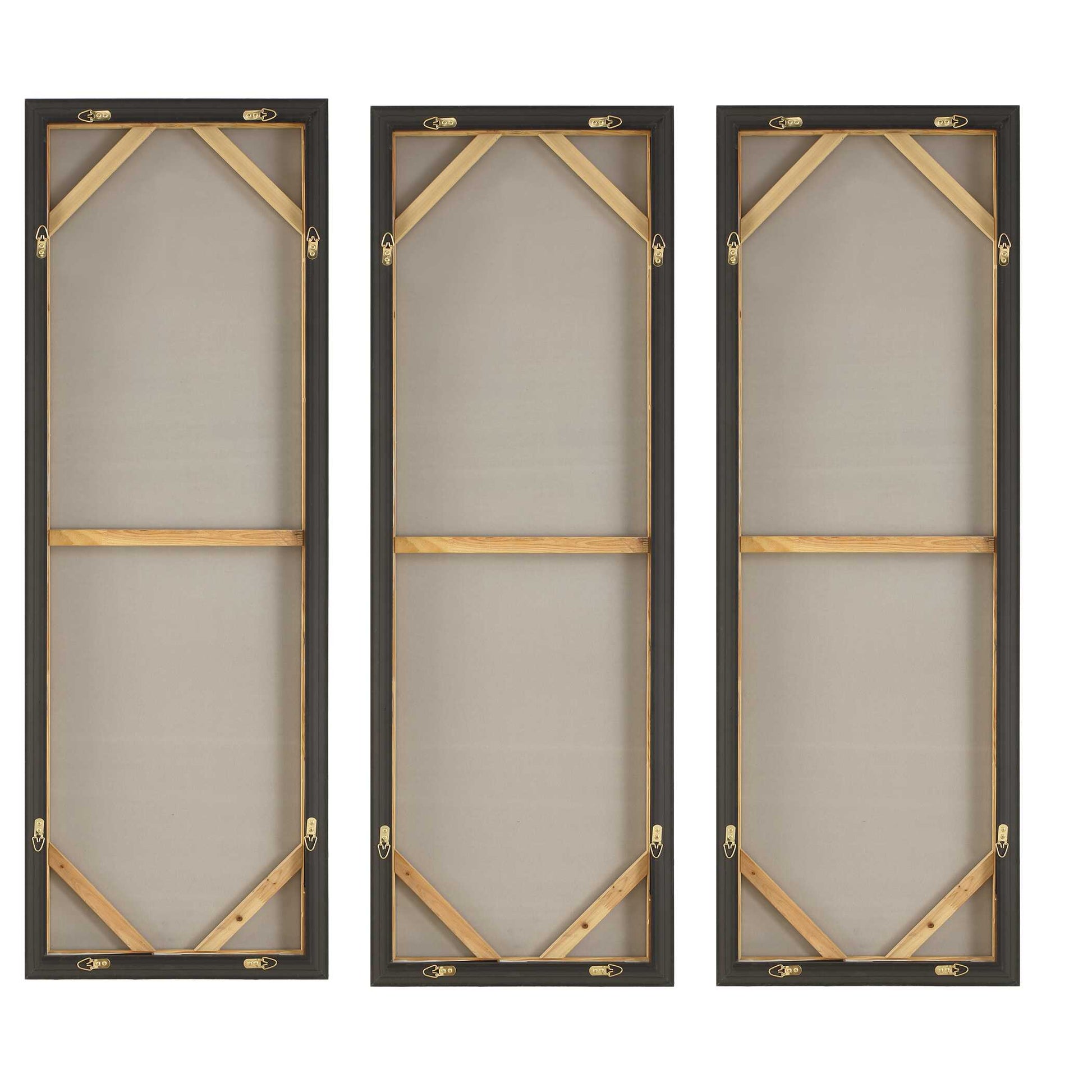 Uttermost Smoke Break Hand Painted Modern Art Set/3