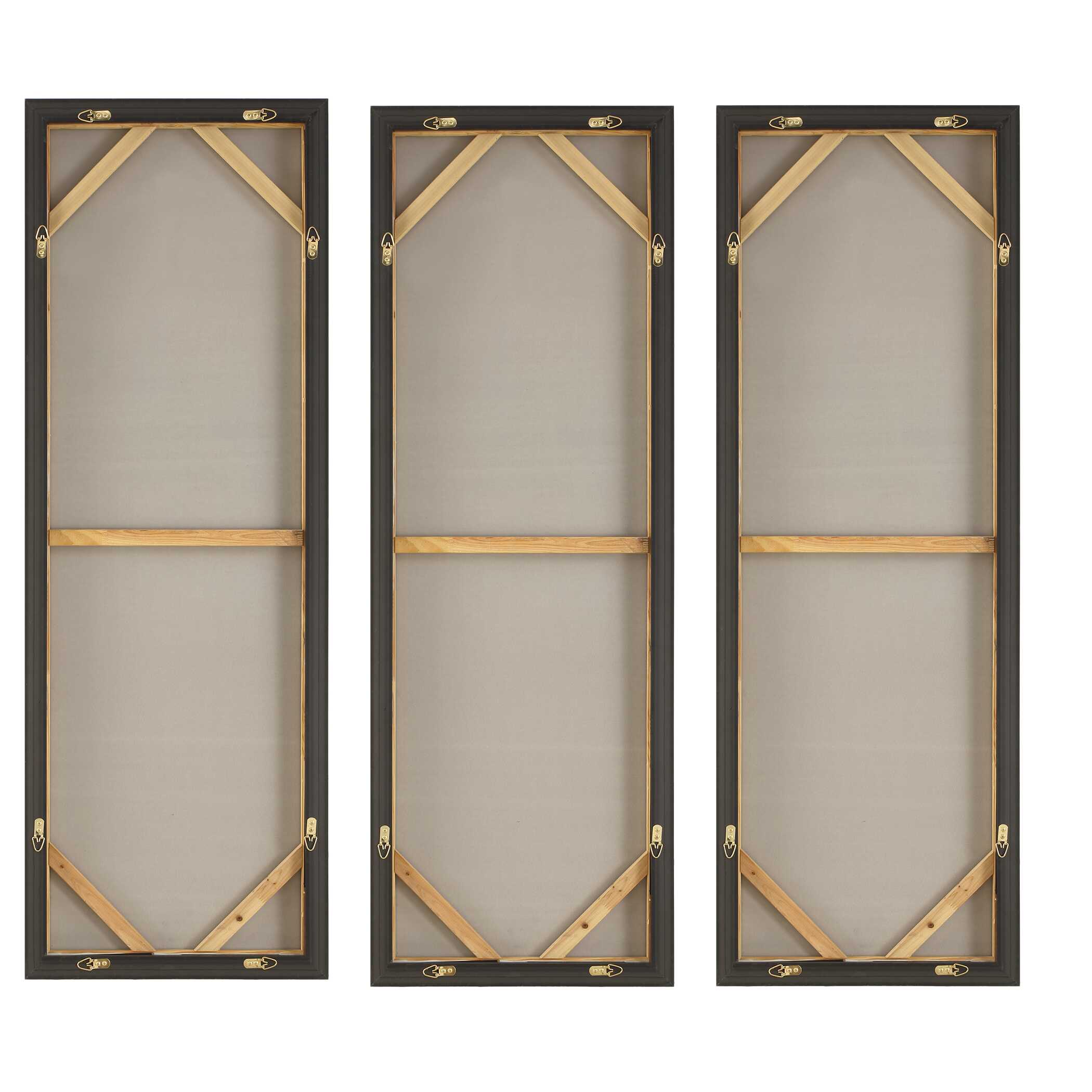 Uttermost Smoke Break Hand Painted Modern Art Set/3