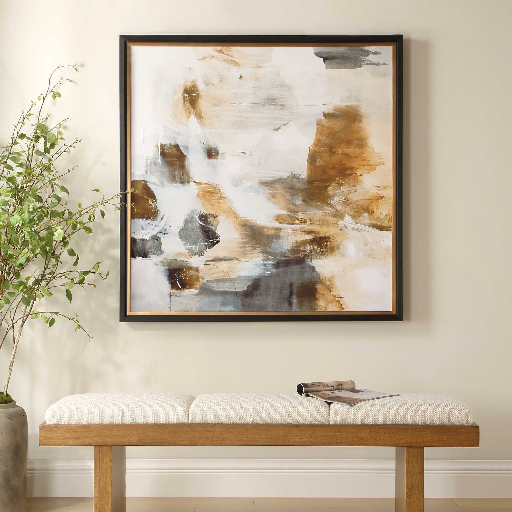 Uttermost Ancient Story Framed Abstract Print