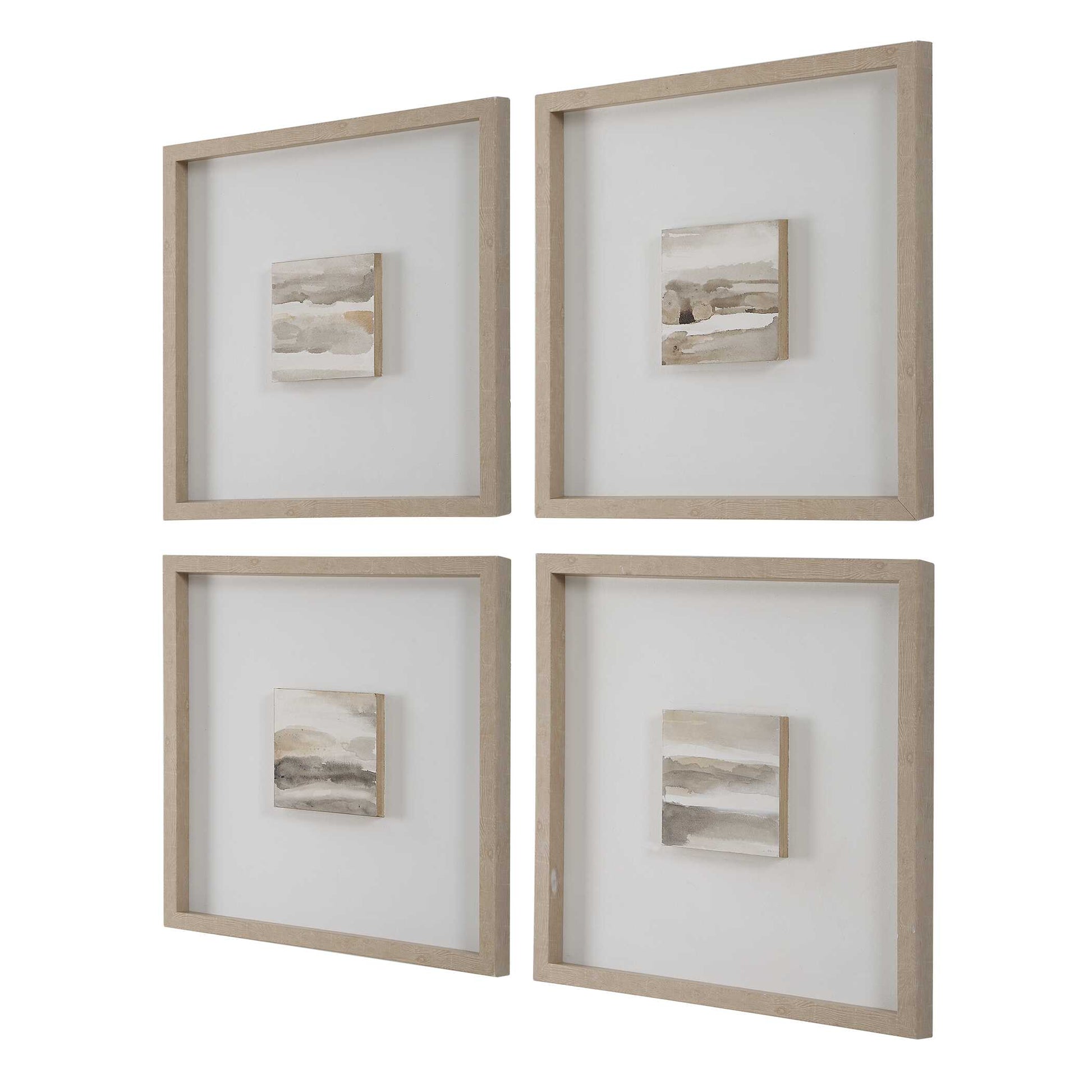 Uttermost Studying Sepia Hand Painted Canvases Set/4