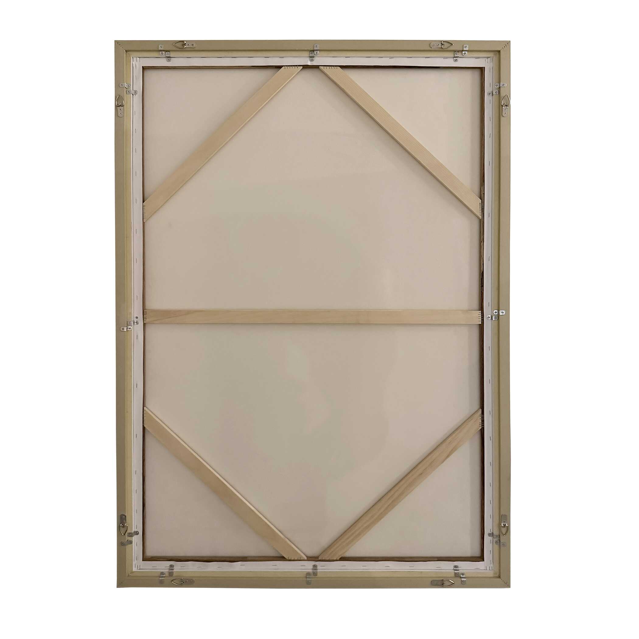 Uttermost Bluster Framed Abstract Canvas