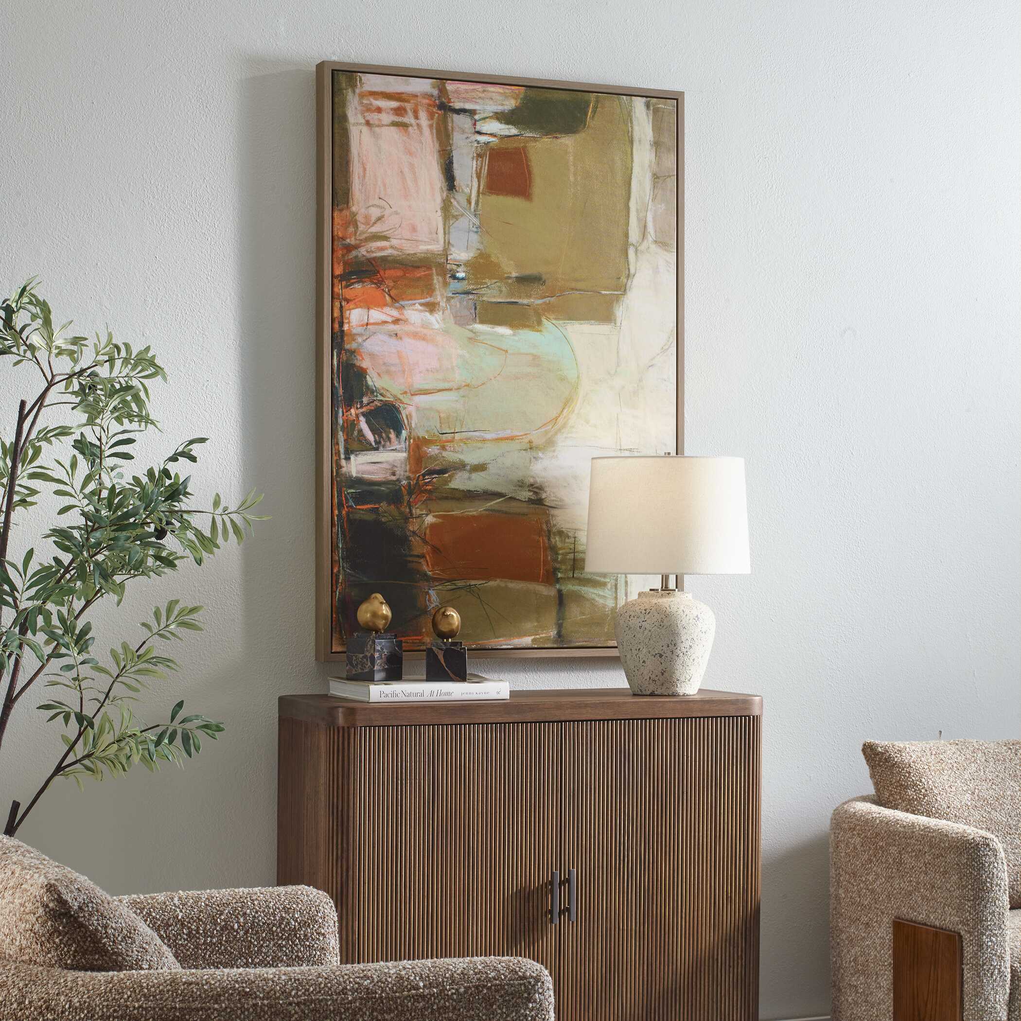 Uttermost Palace Walls Framed Abstract Art