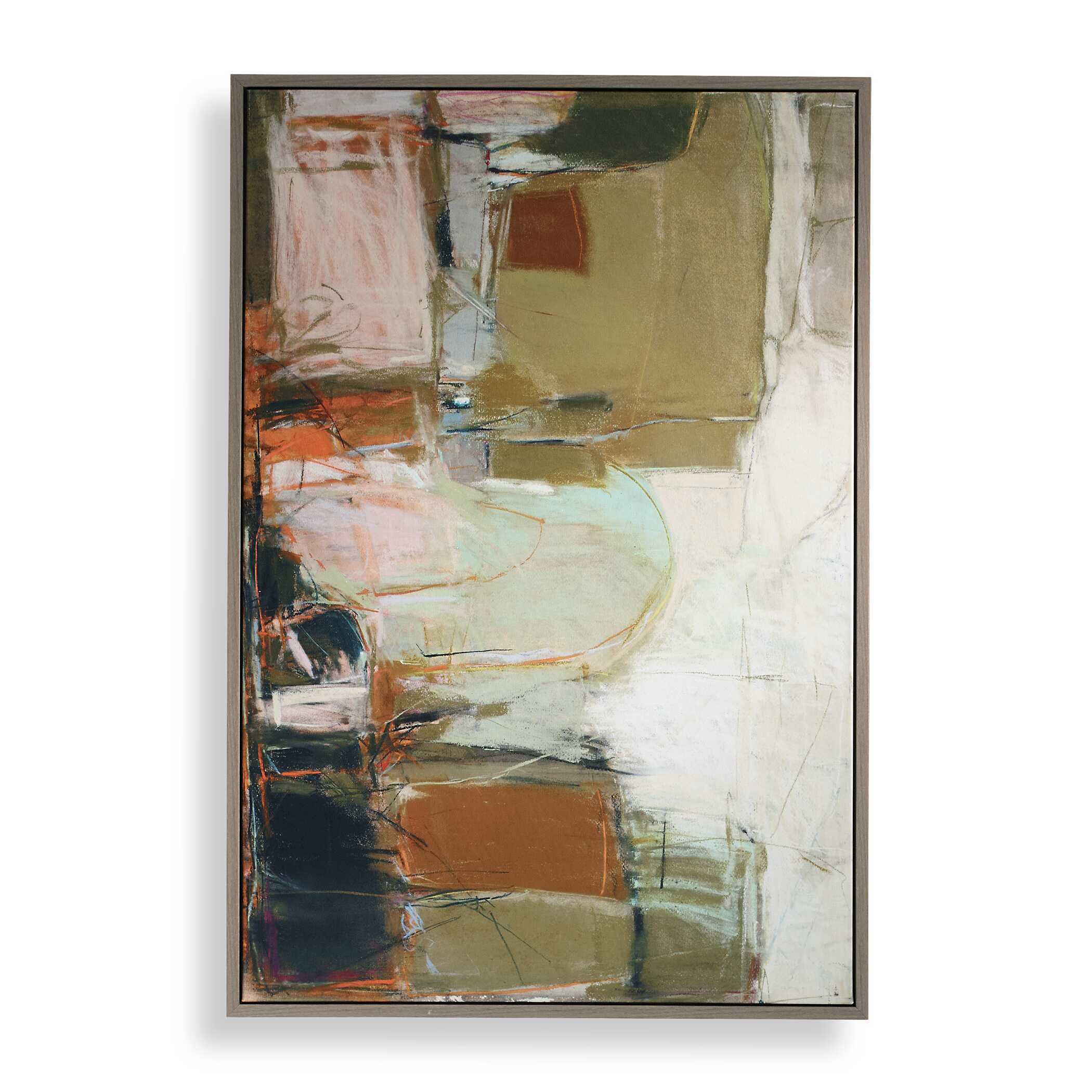 Uttermost Palace Walls Framed Abstract Art