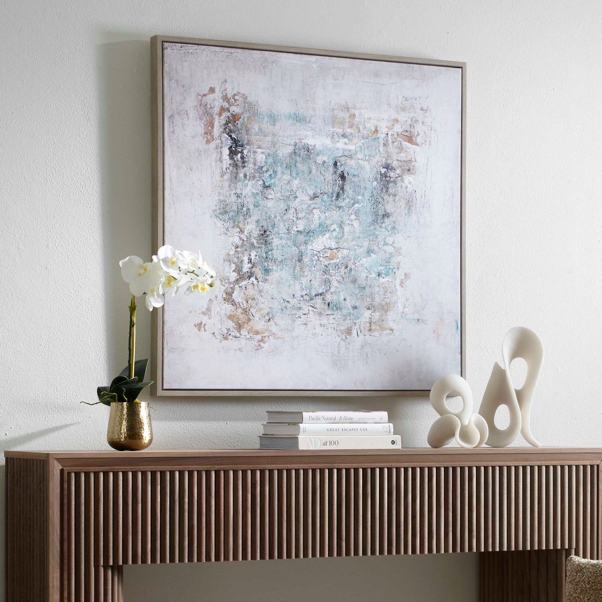 Uttermost Find Me Here Abstract Framed Canvas Art