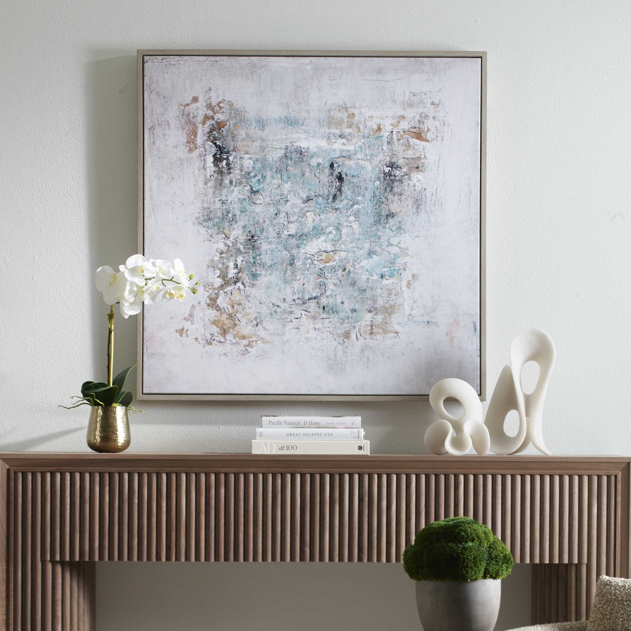 Uttermost Find Me Here Abstract Framed Canvas Art