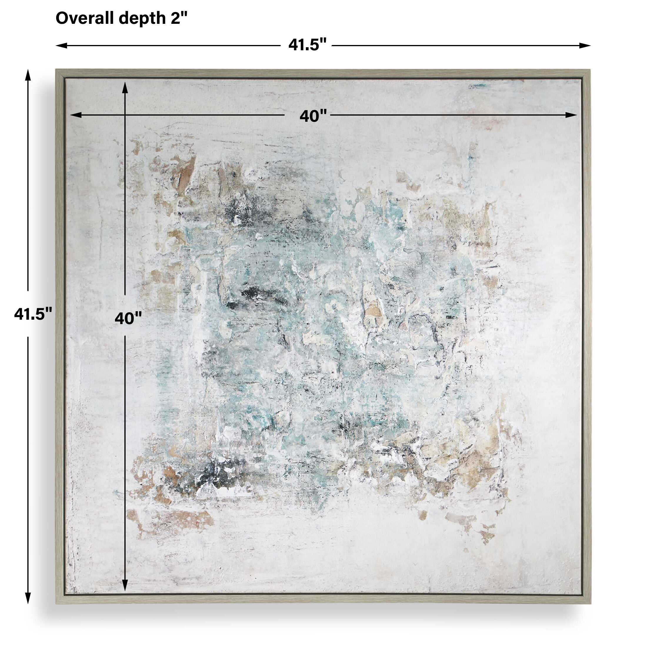 Uttermost Find Me Here Abstract Framed Canvas Art