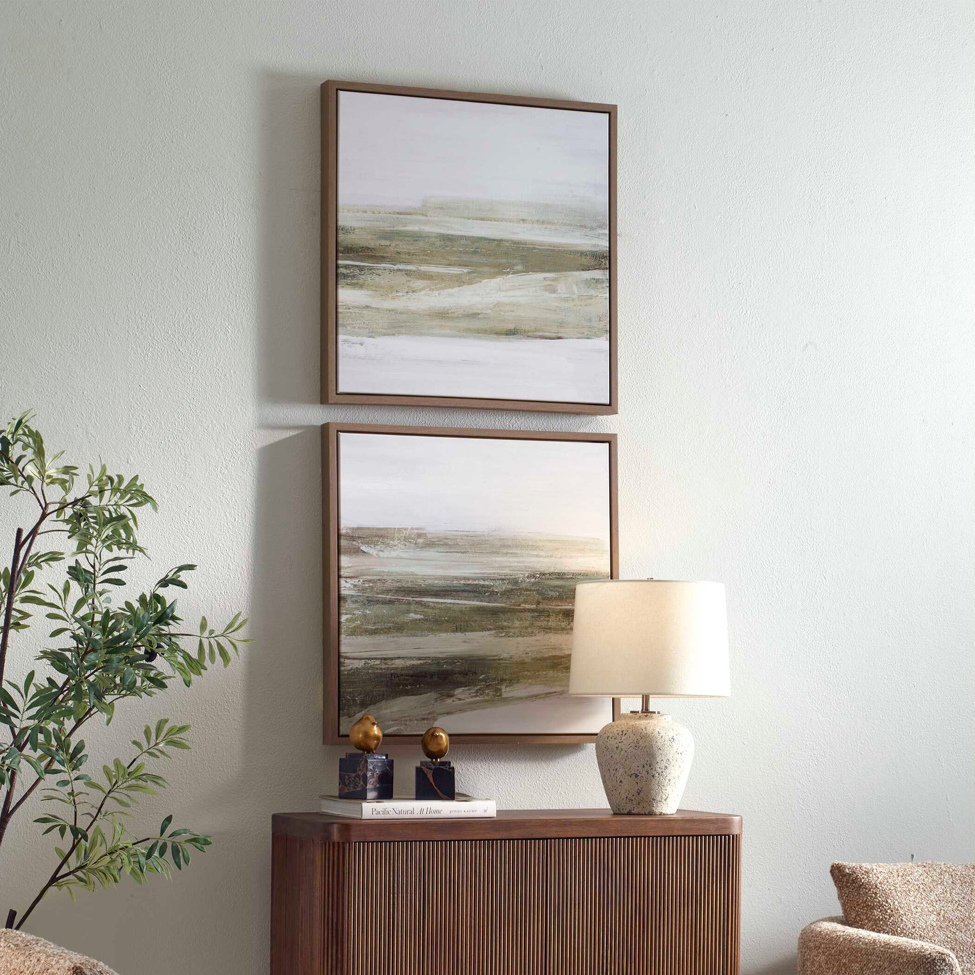 Uttermost All Of A Sudden Framed Canvases Set/2