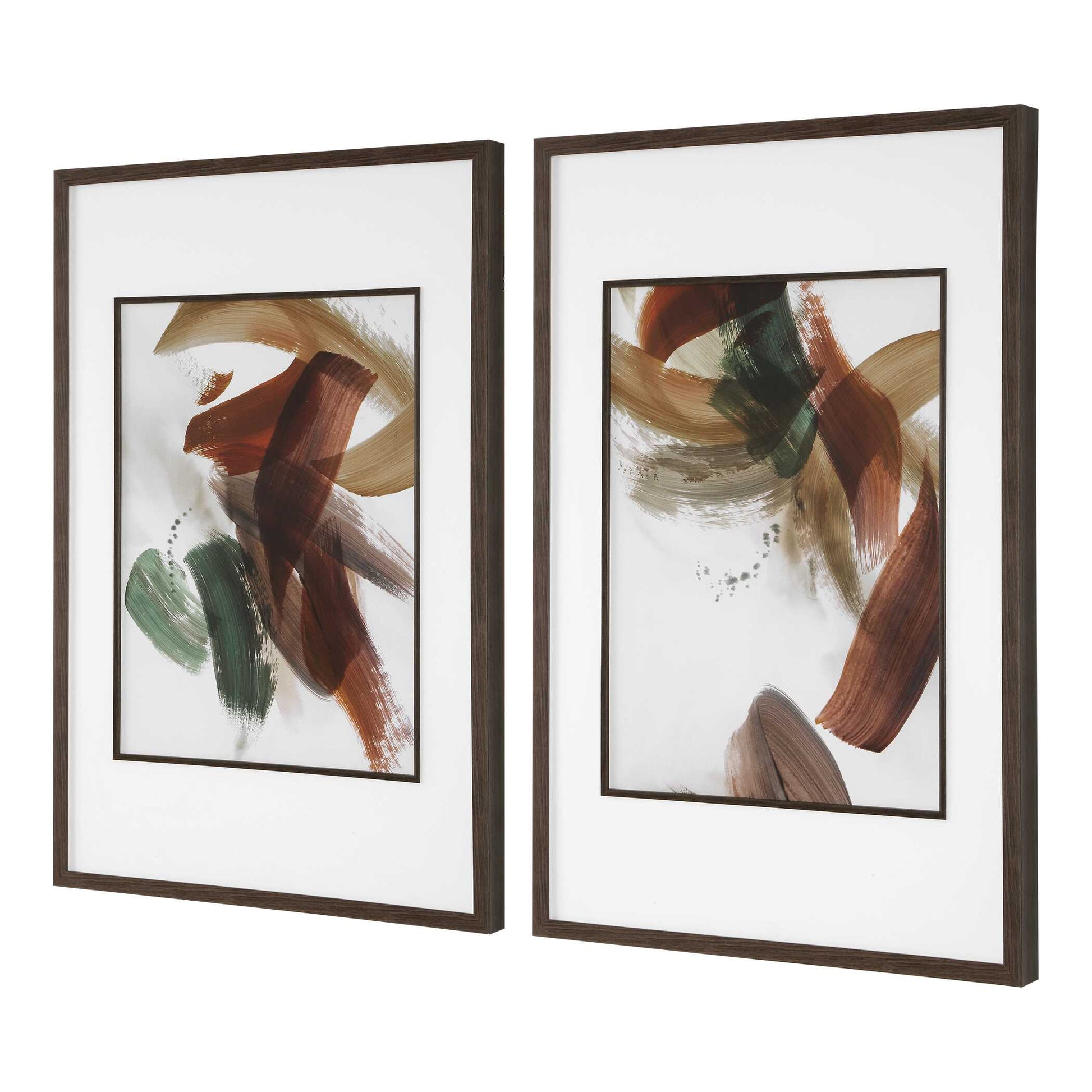 Uttermost Velocity Framed Abstract Prints, S/2