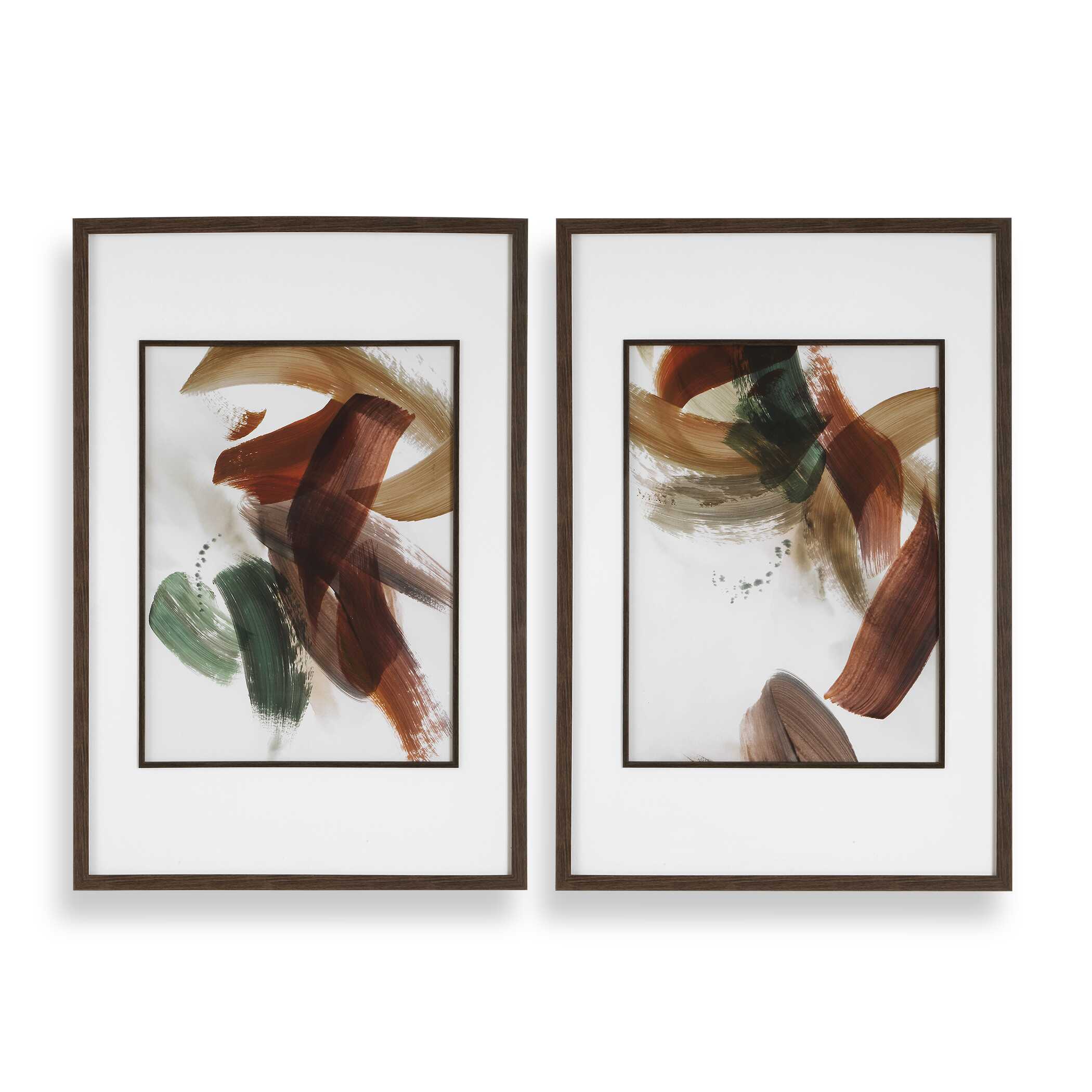 Uttermost Velocity Framed Abstract Prints, S/2