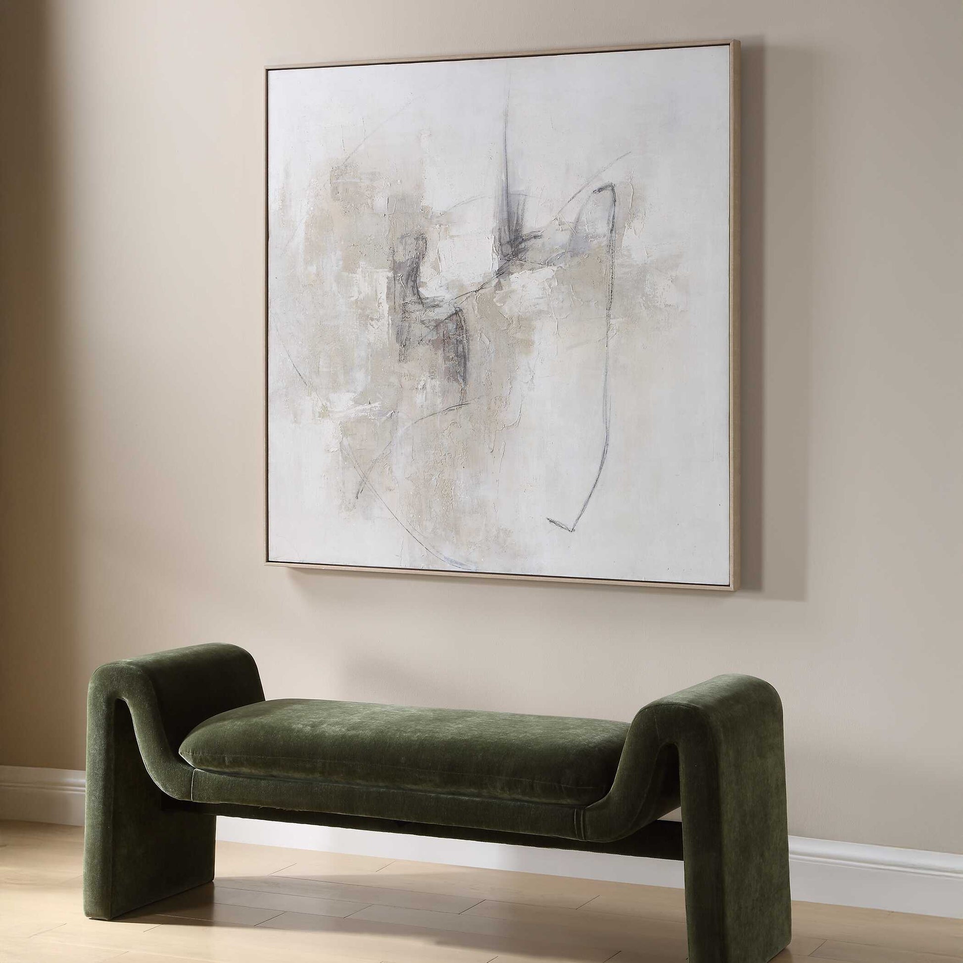 Uttermost Still Crossing Abstract Painting