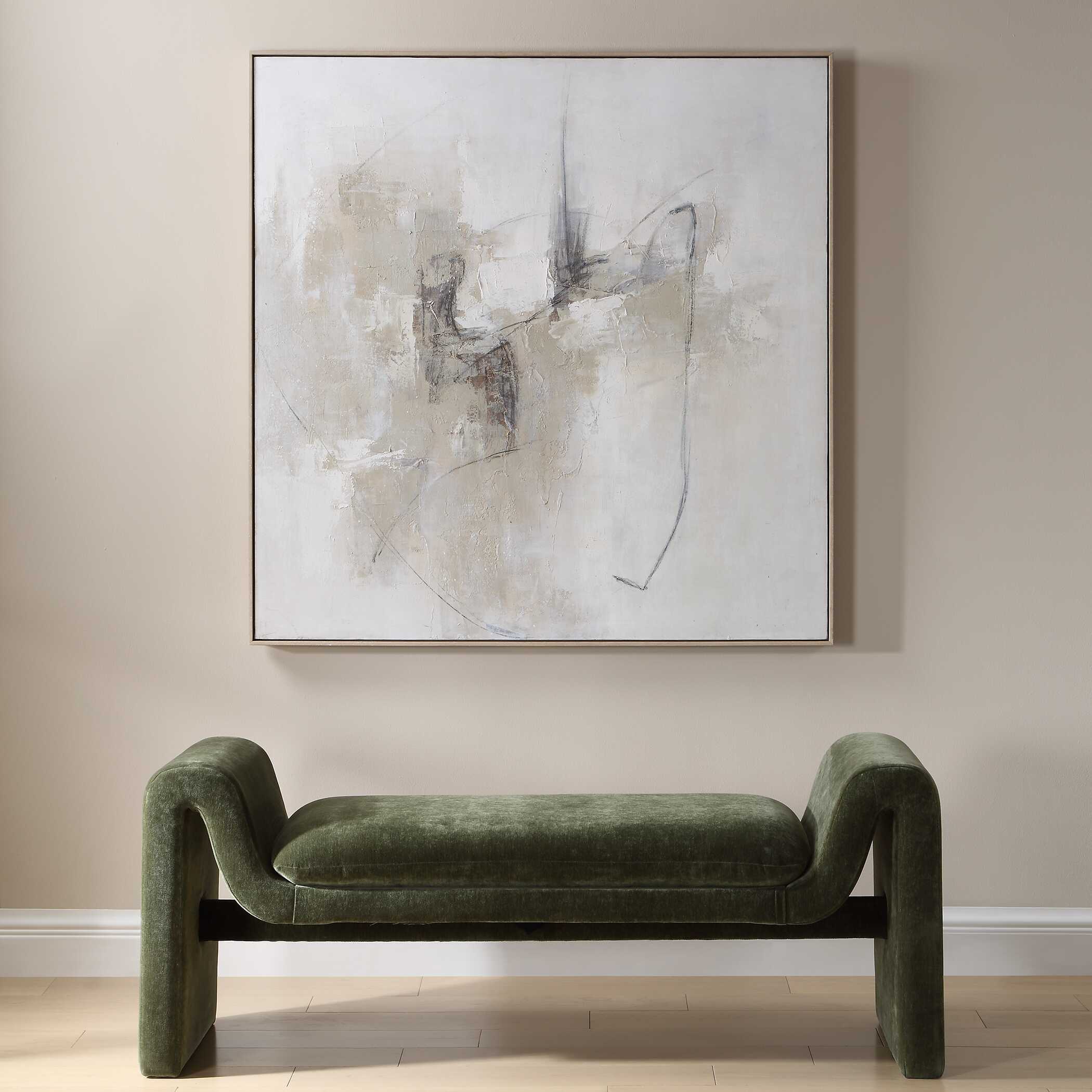 Uttermost Still Crossing Abstract Painting