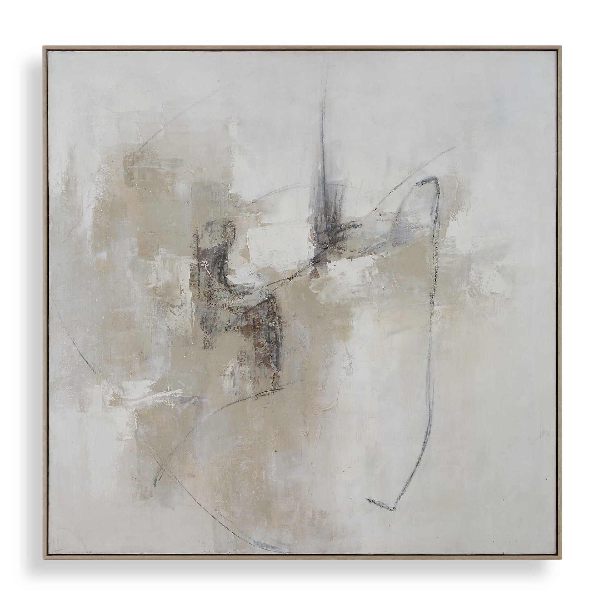 Uttermost Still Crossing Abstract Painting