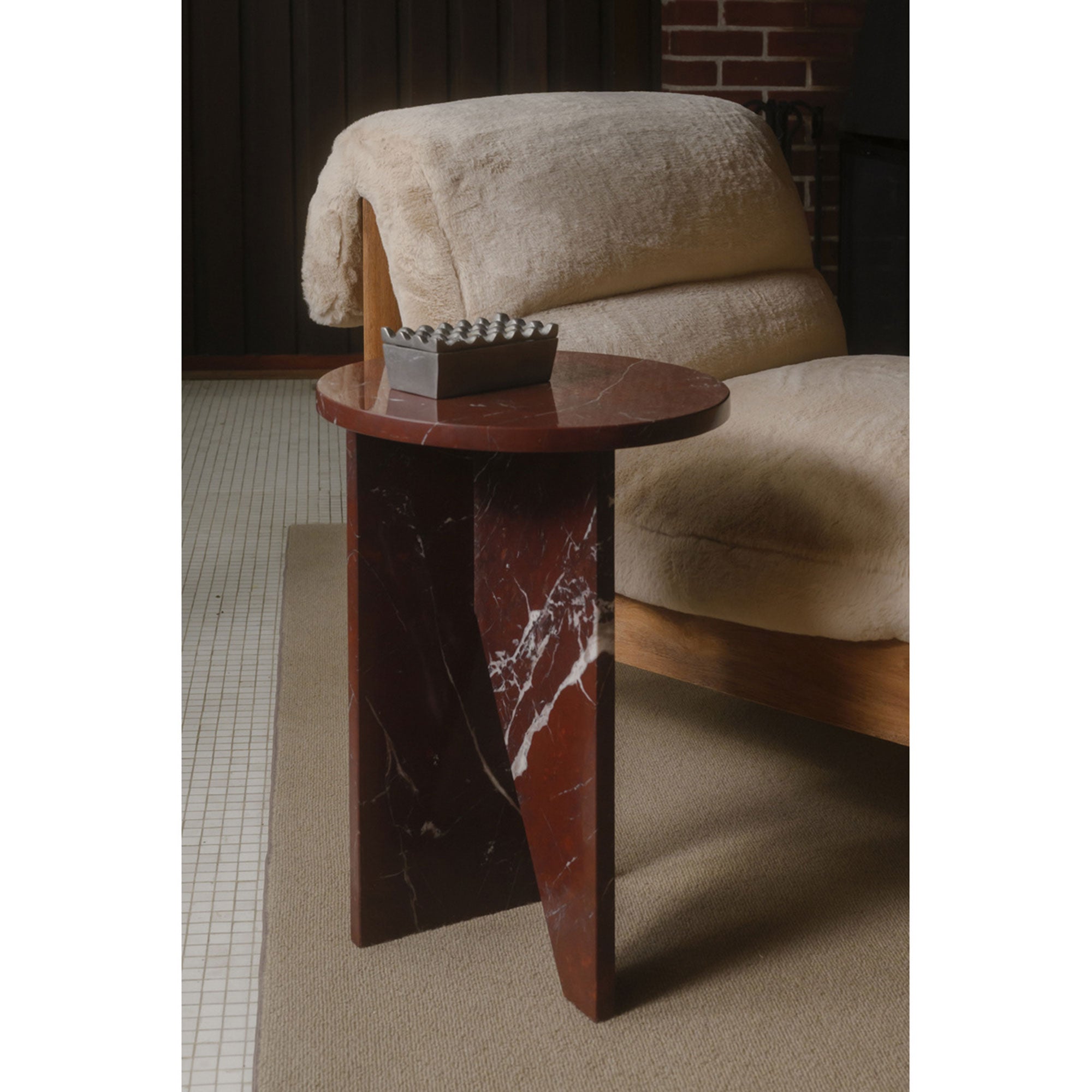 Pierce Accent Chair Faux Fur by Moe's Home Collection - view 4