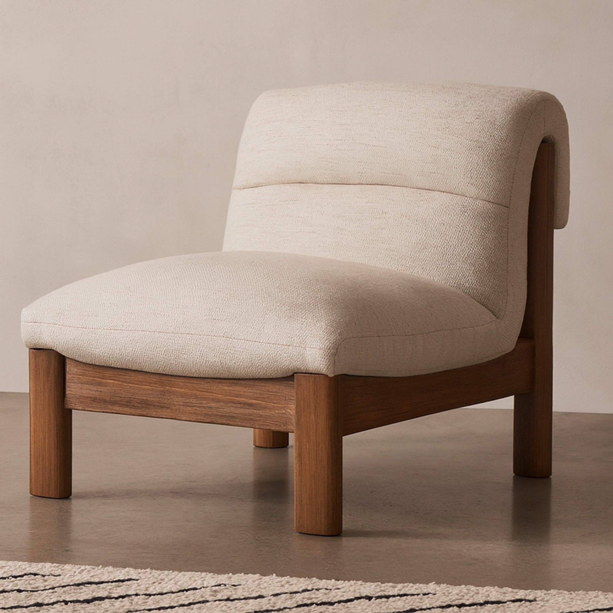 Pierce Accent Chair Flecked Beige by Moe's Home Collection - view 2