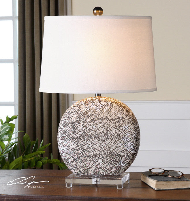 Albinus Ivory Ceramic Table Lamp