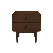 Alexa Mid Century Modern Style Night Stand 2-Drawer