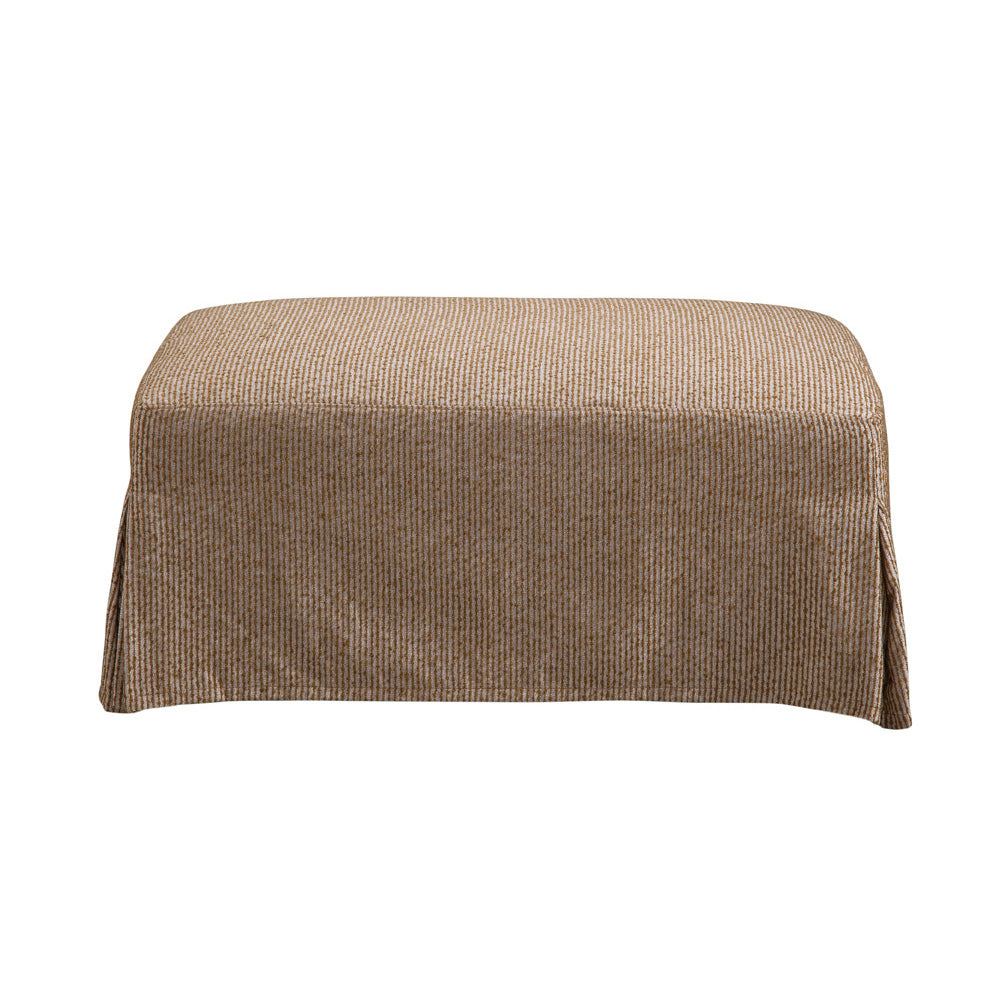 Alhambra Rectangular Ottoman in Alani Ochre