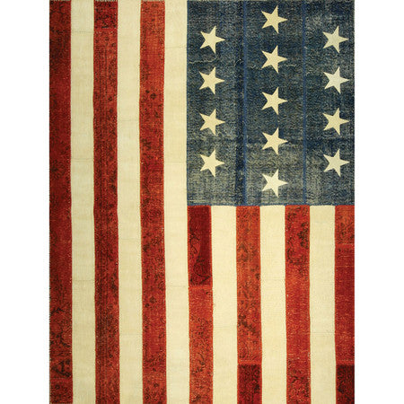American Flag Patchwork Rugs