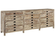 Apothecary Reclaimed Wood 12 Drawer Storage Chest