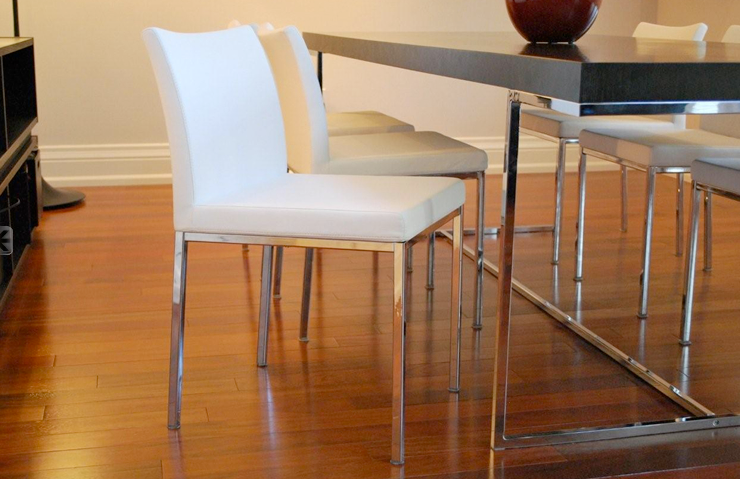 Aria Chrome Dining Chair